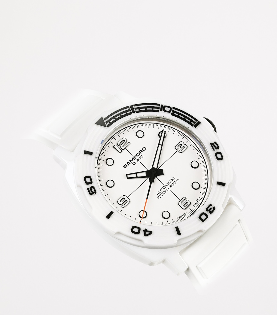 Ceramic D-300 Dive Watch 42mm WHITE Image 3