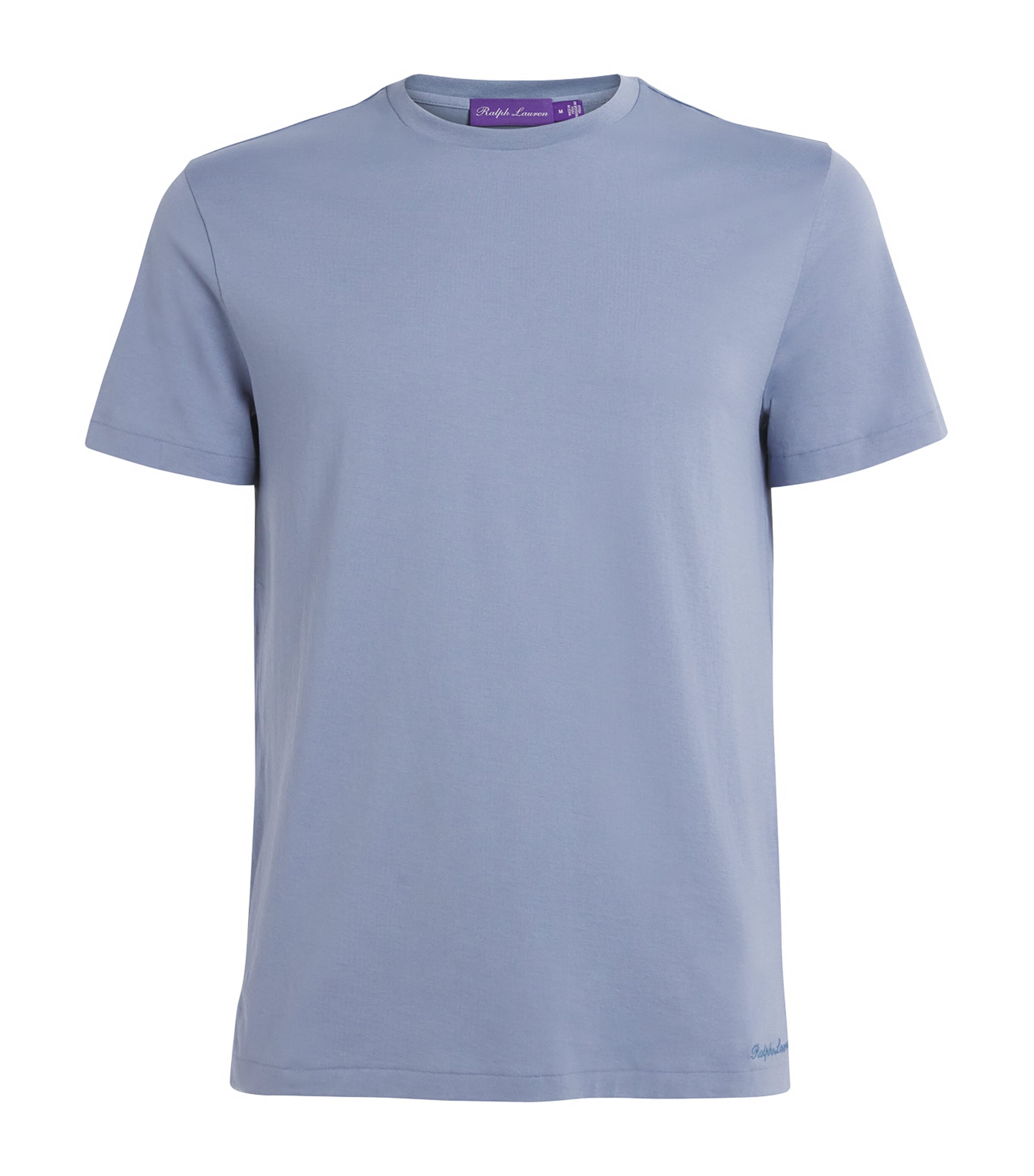 Ralph Lauren Cotton Crew-neck T-shirt In Blue