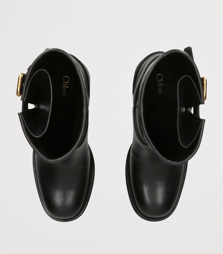 Chloé Leather Dakota Ankle Boots 60 Black Image 3