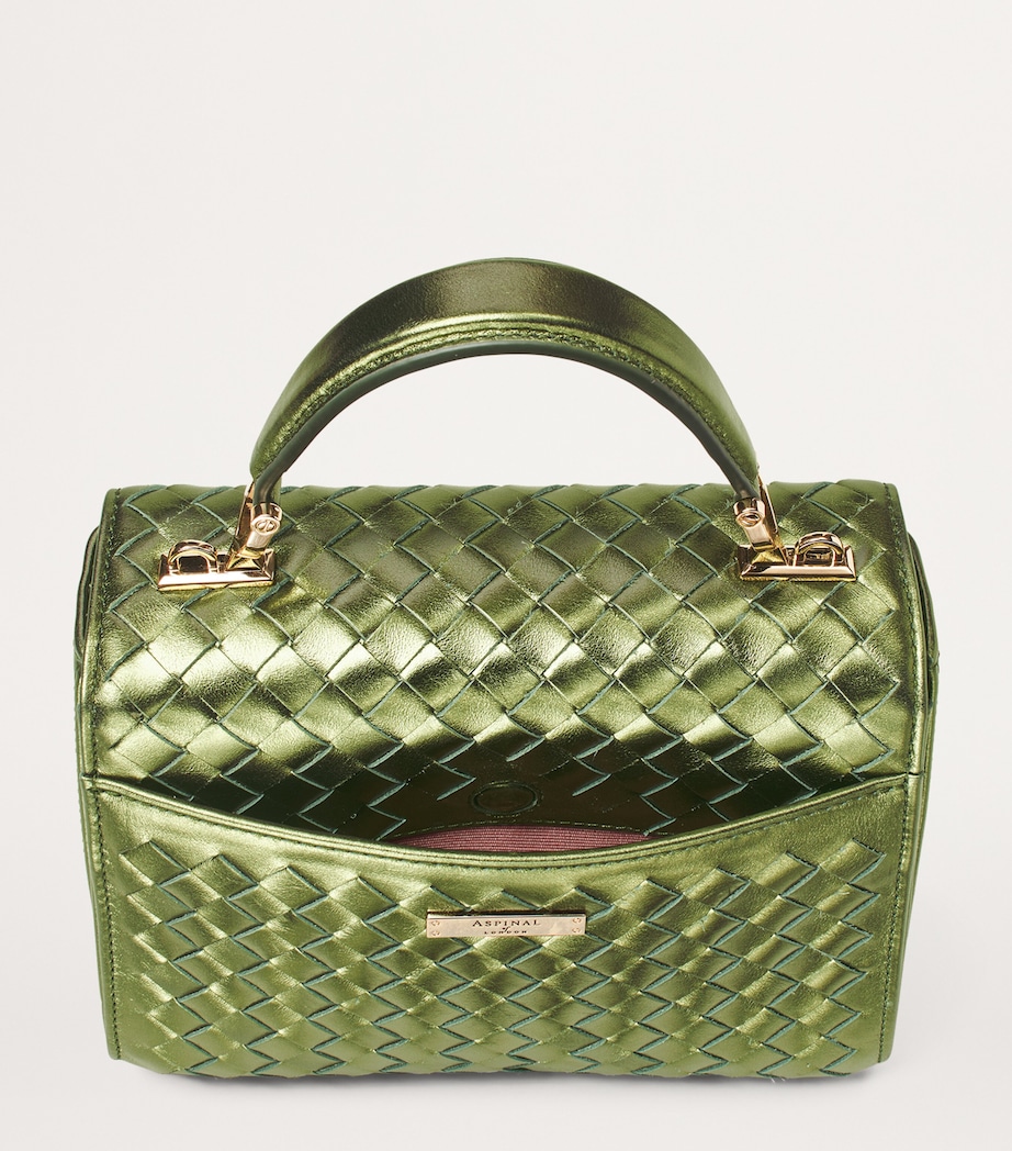 Midi Mayfair Top-Handle Bag GREEN Image 6