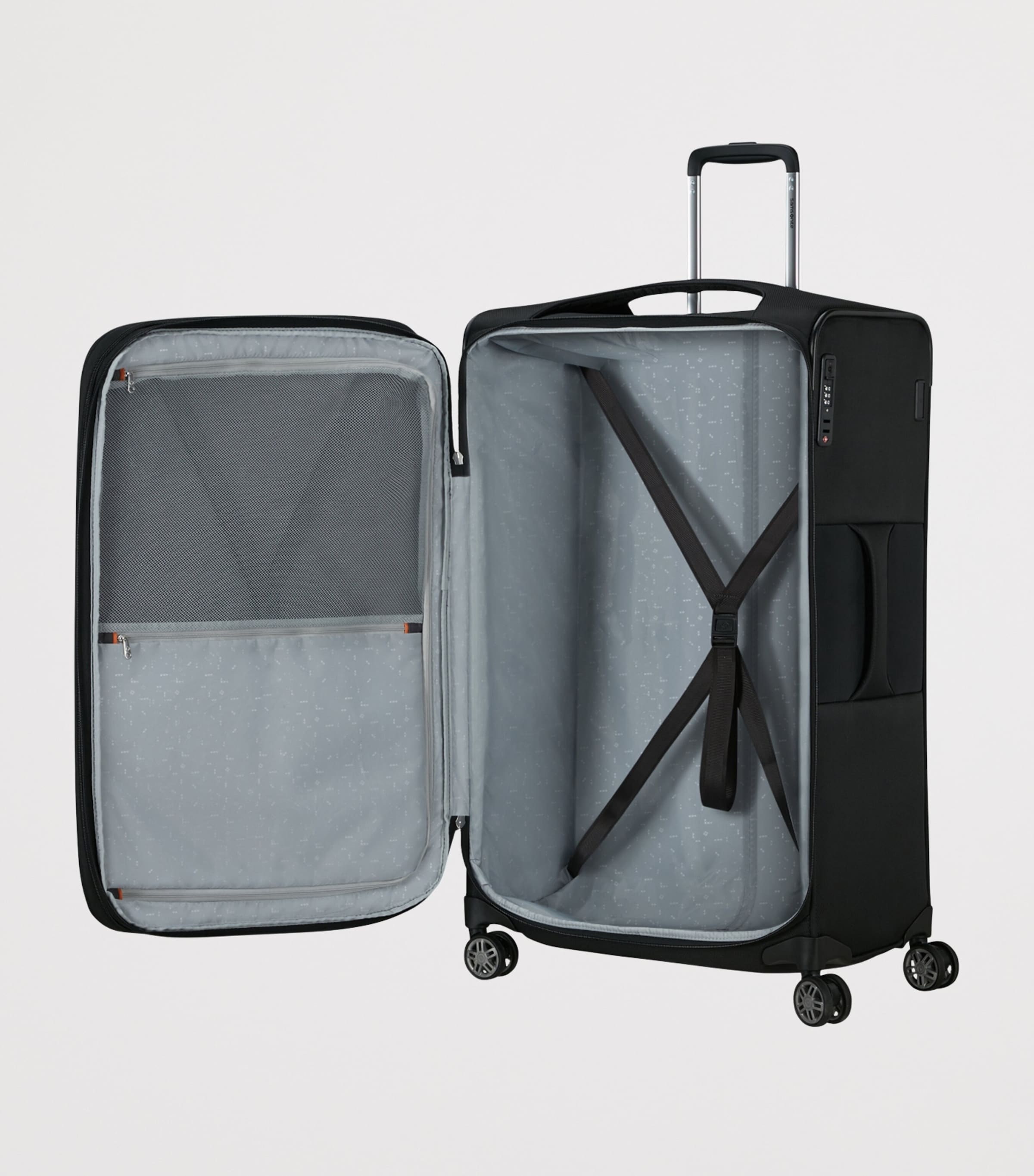 Samsonite Expandable Re-Lite Spinner Suitcase (78cm) Black Image 2