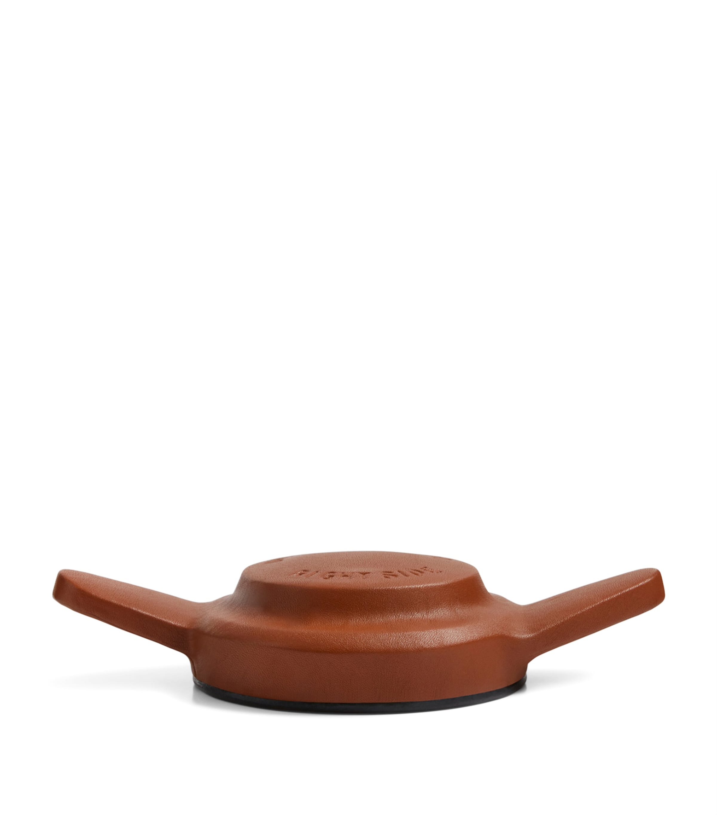 Dunhill Leather Wing Nut Desk Sculpture In Sand