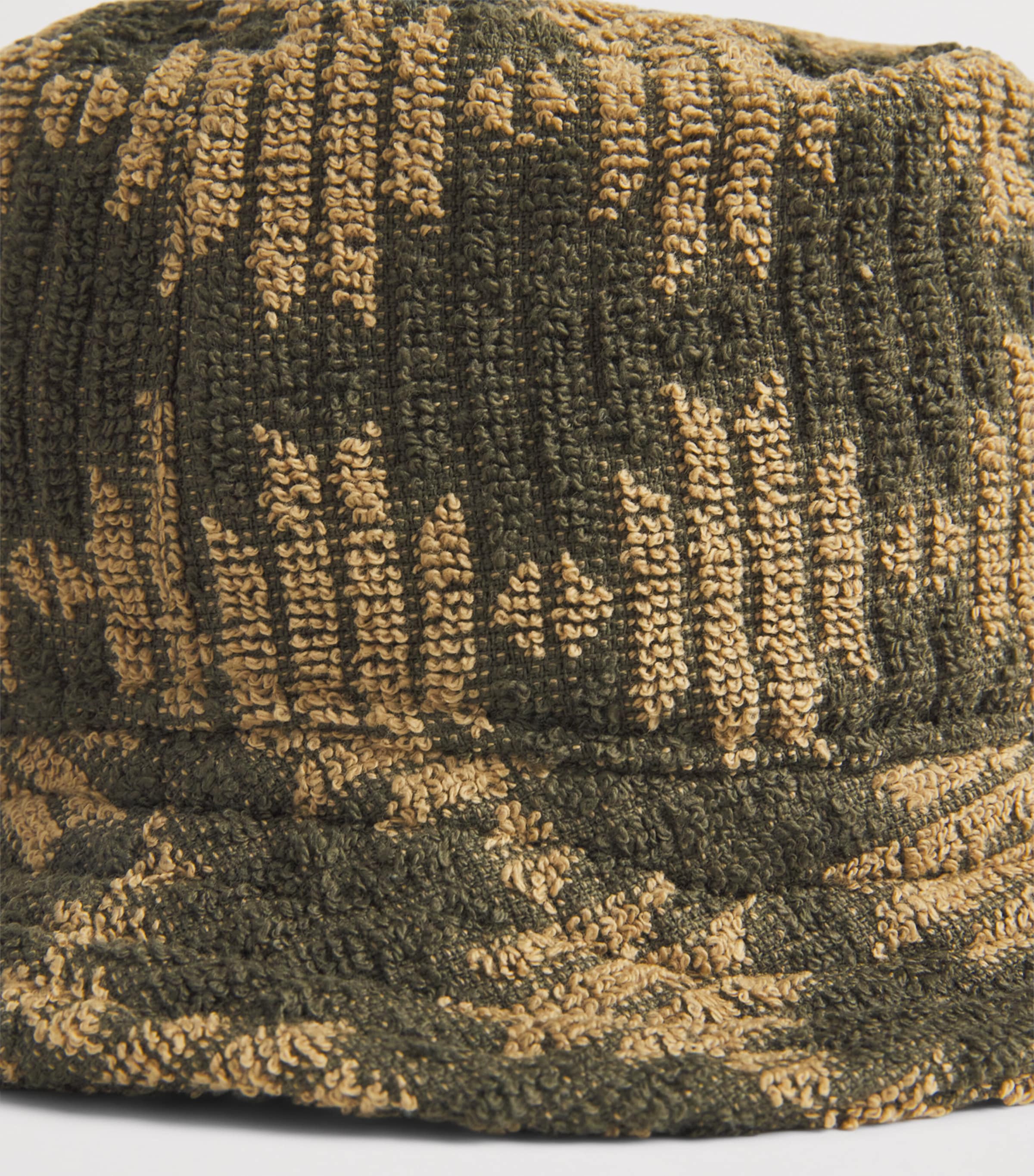 OAS Terry Forti Dune Bucket Hat Dk Green Image 3