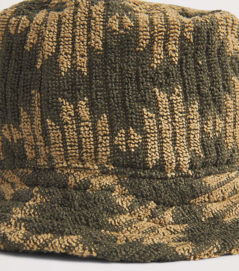 OAS Terry Forti Dune Bucket Hat Dk Green Image 3