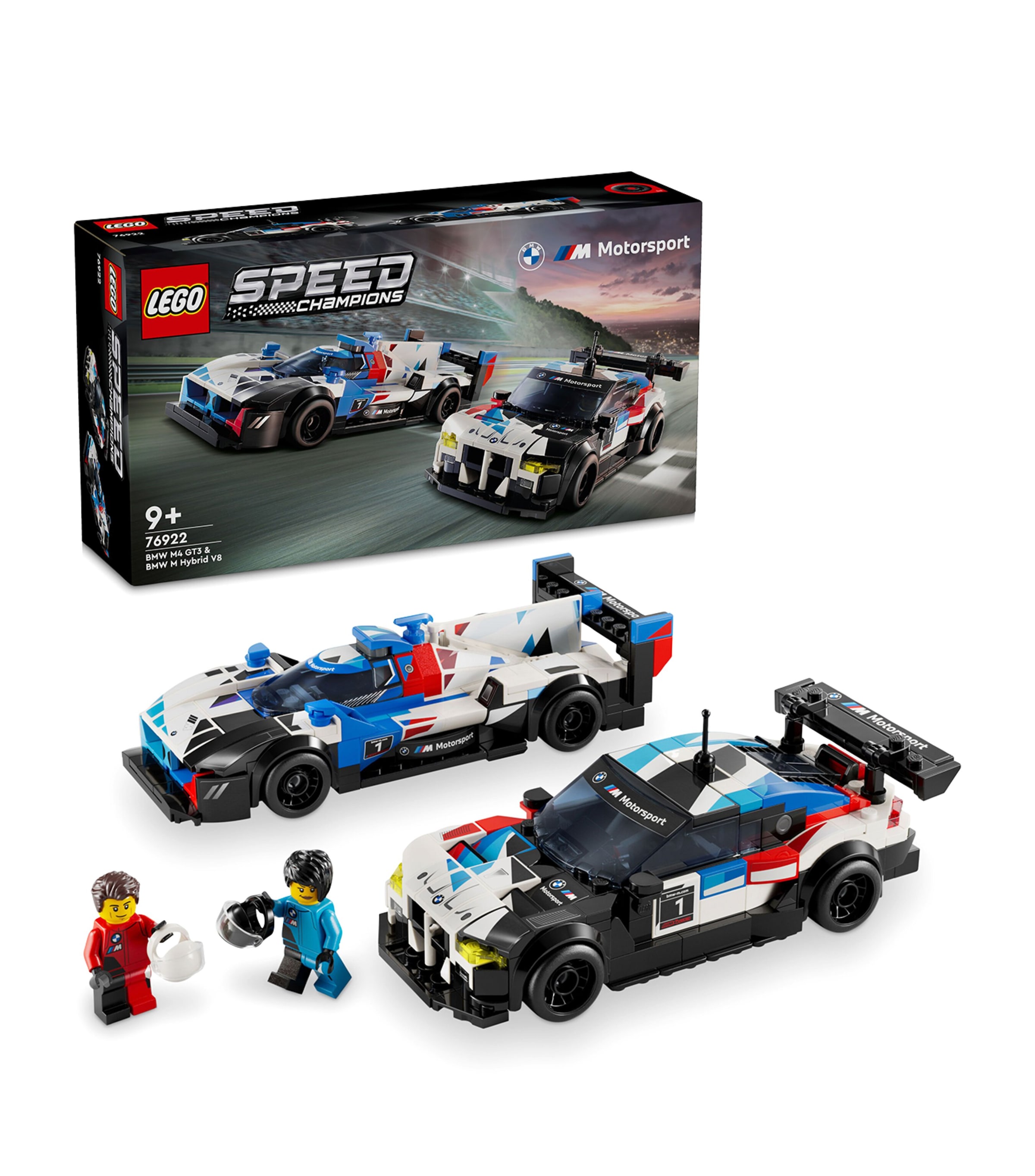 Speed Champions BMW M4 GT3 and BMW M Hybrid V8 76922 MULTI Image 3