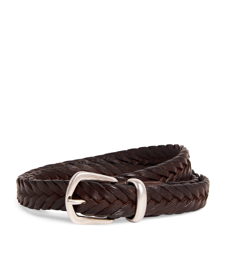 Leather Braided Belt MORO Image 1