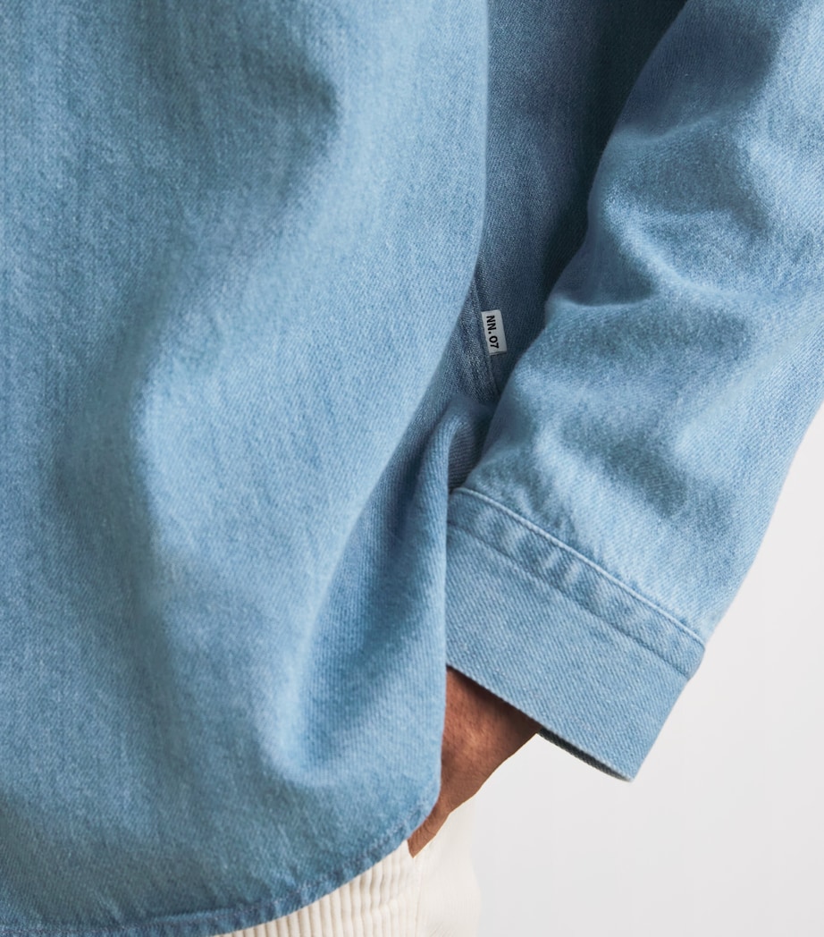 Denim Relaxed Casper Overshirt BLUE DENIM Image 6