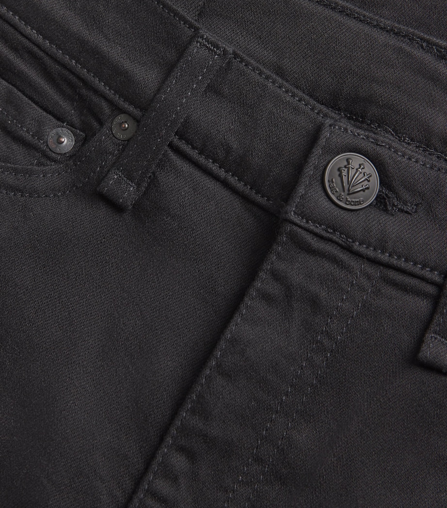 Peyton Mid-Rise Bootcut Jeans BLACK Image 5