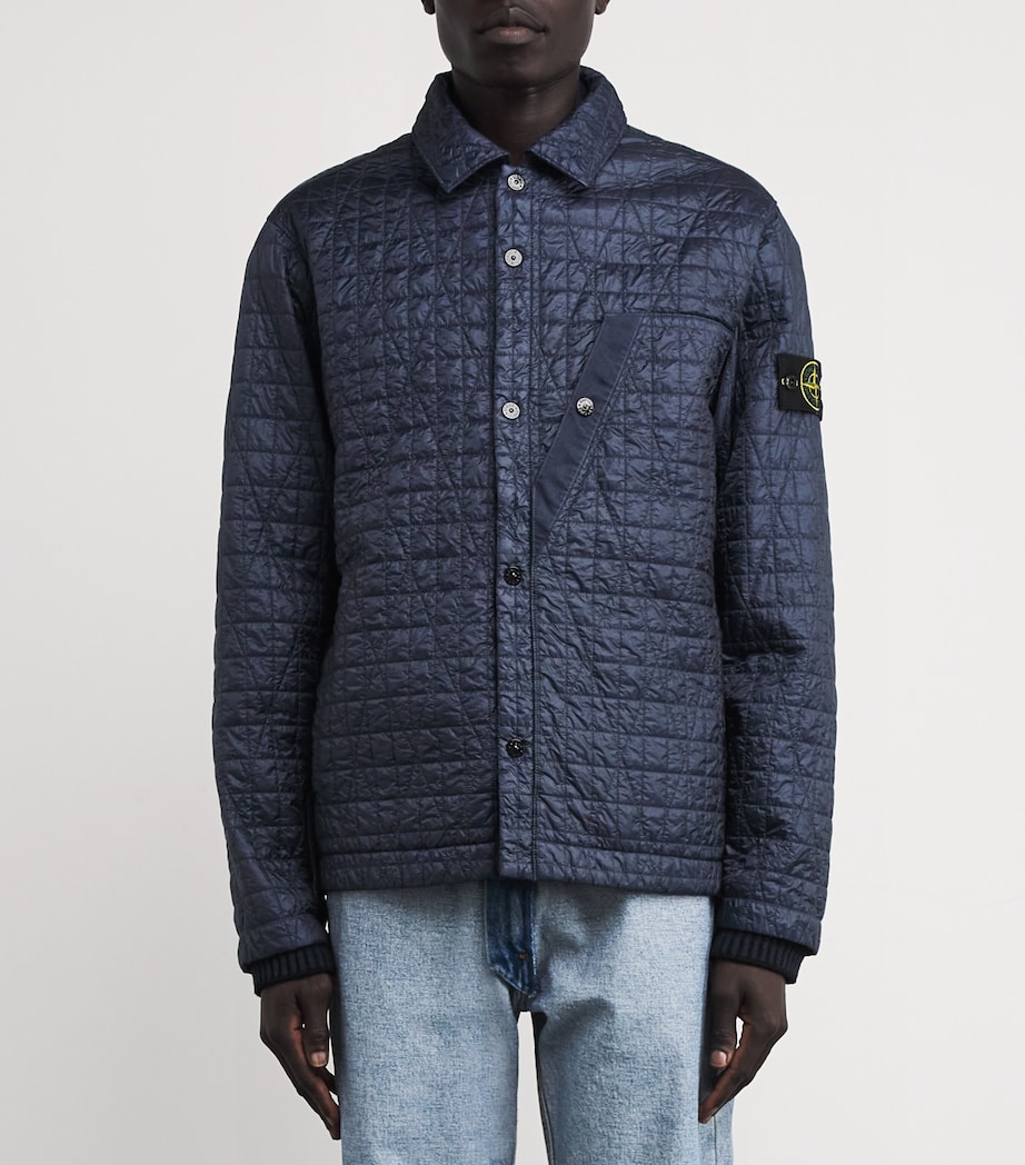 Crinkle Reps Padded Coach Jacket V0026 Image 3