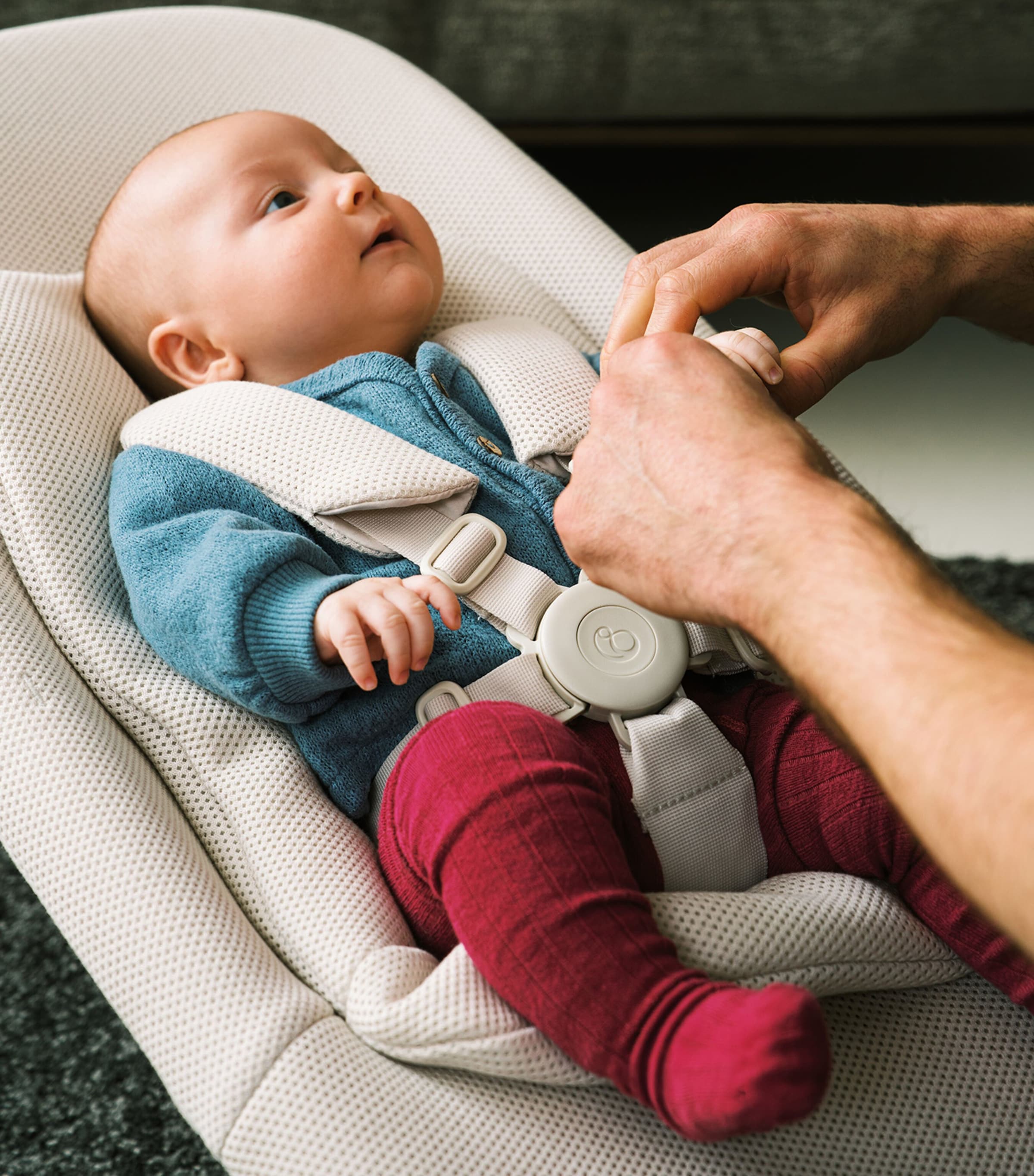 Yoga Baby Bouncer and Swing LIGHT SAND Image 5