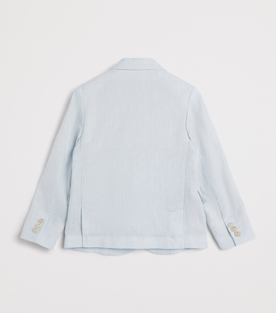 Eleventy Kids Linen-Blend Blazer (6-16 Years) Image 2