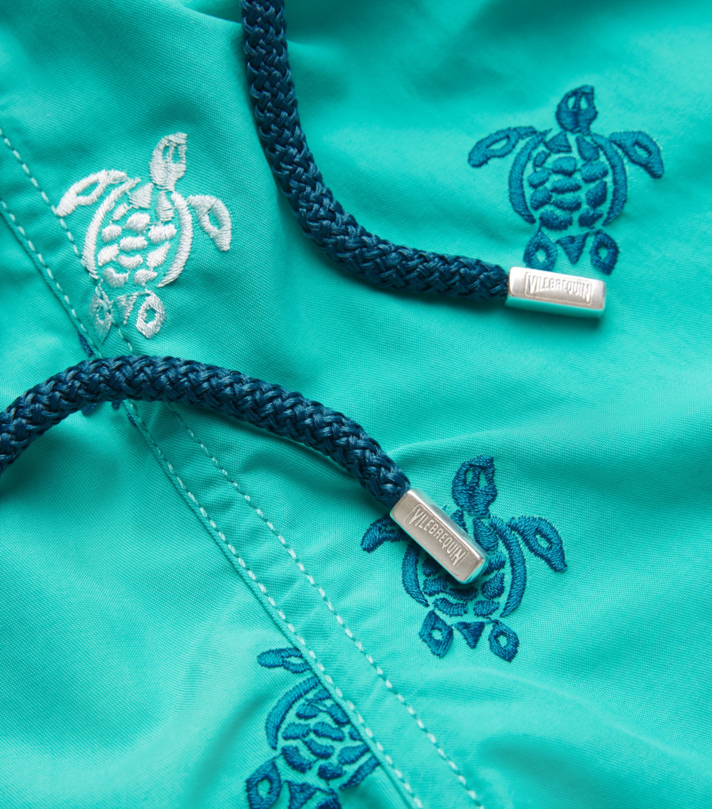 Embroidered-Turtle Mistral Swim Shorts 431DISCO GREEN Image 5