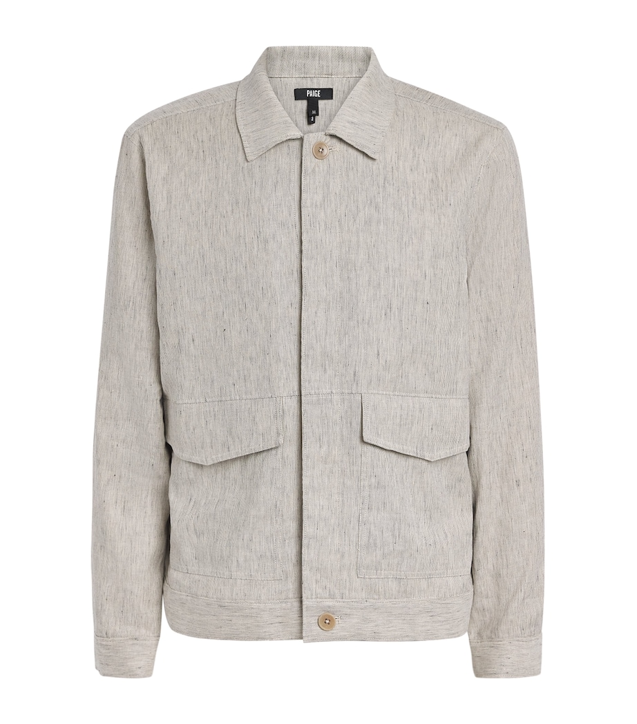 Cotton-Linen Jerico Jacket STUCCO MELANGE Image 1