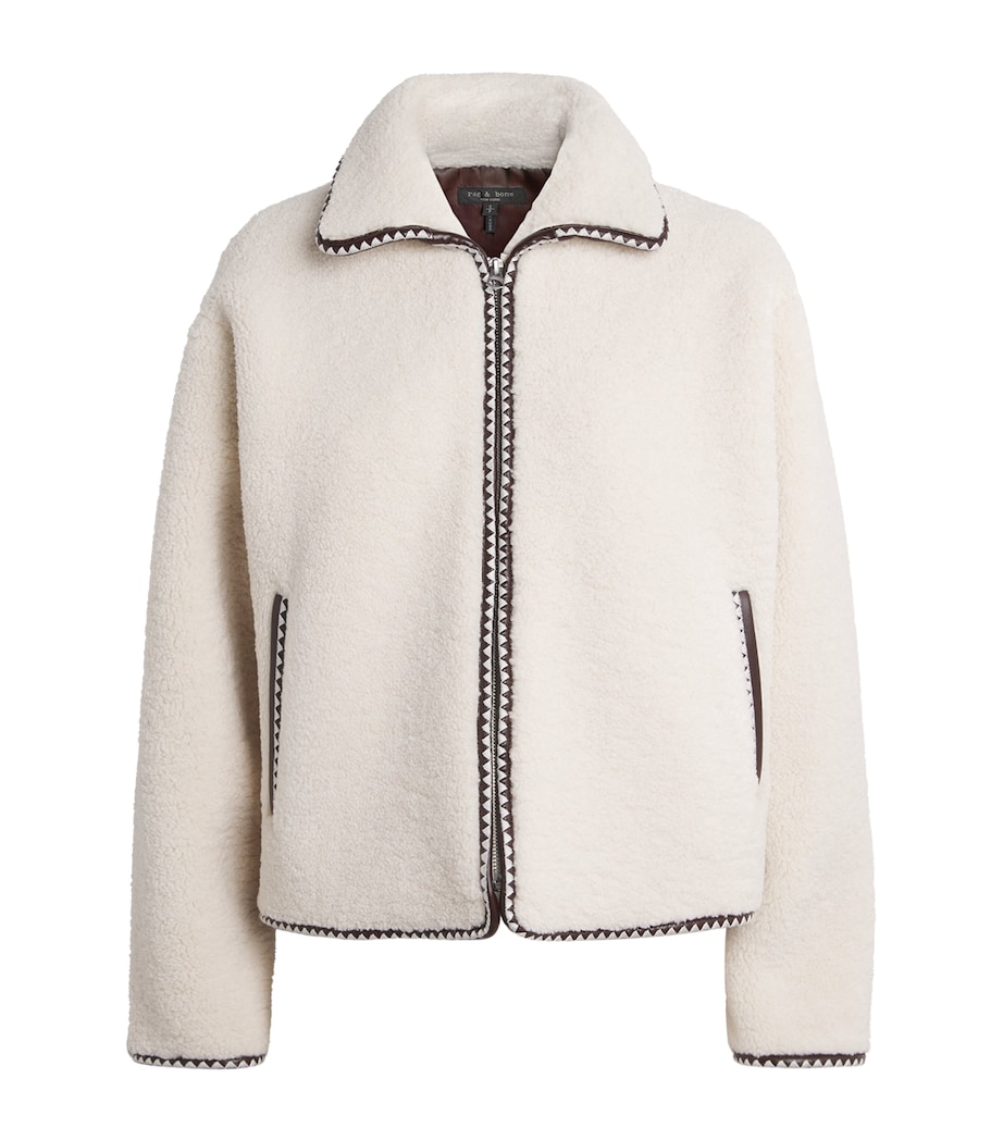 Faux Shearling Mai Jacket IVORY Image 1