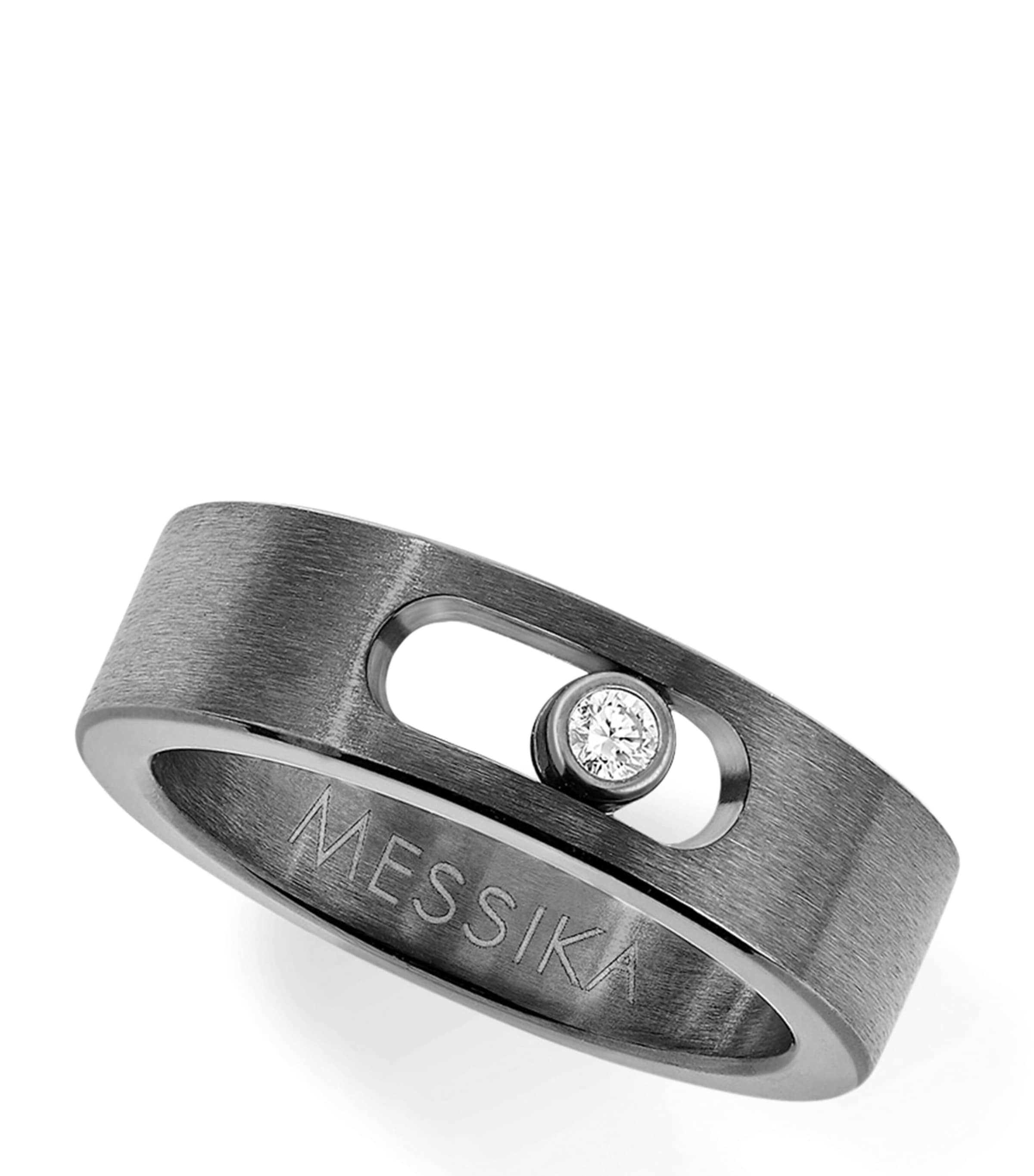 Messika Titanium and Diamond Move Titanium Ring Harrods UK