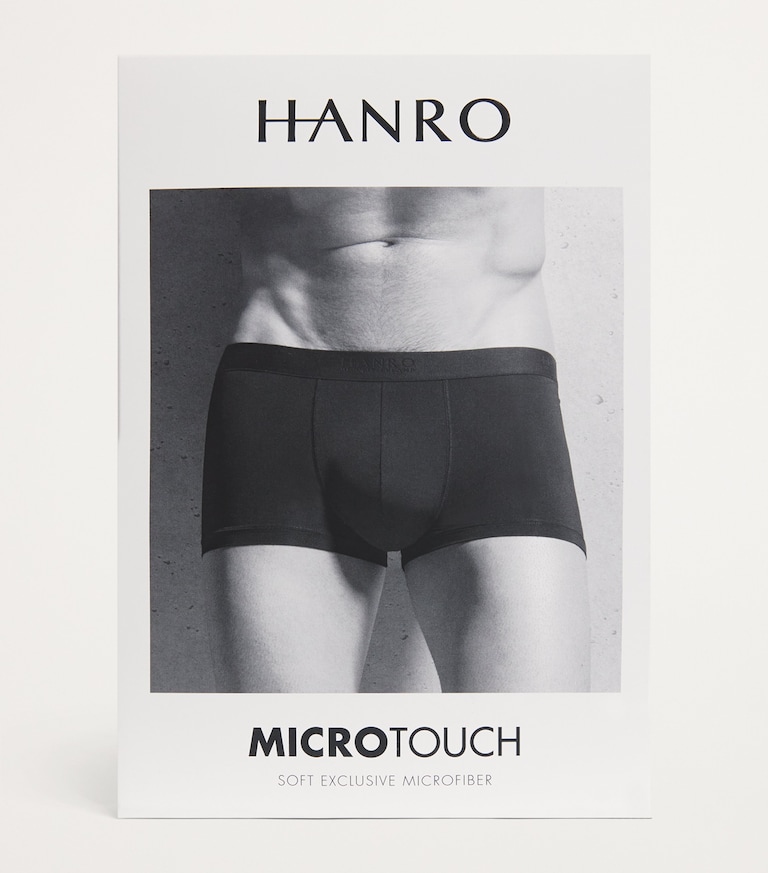 Hanro Navy Micro Touch Trunks | Harrods UK
