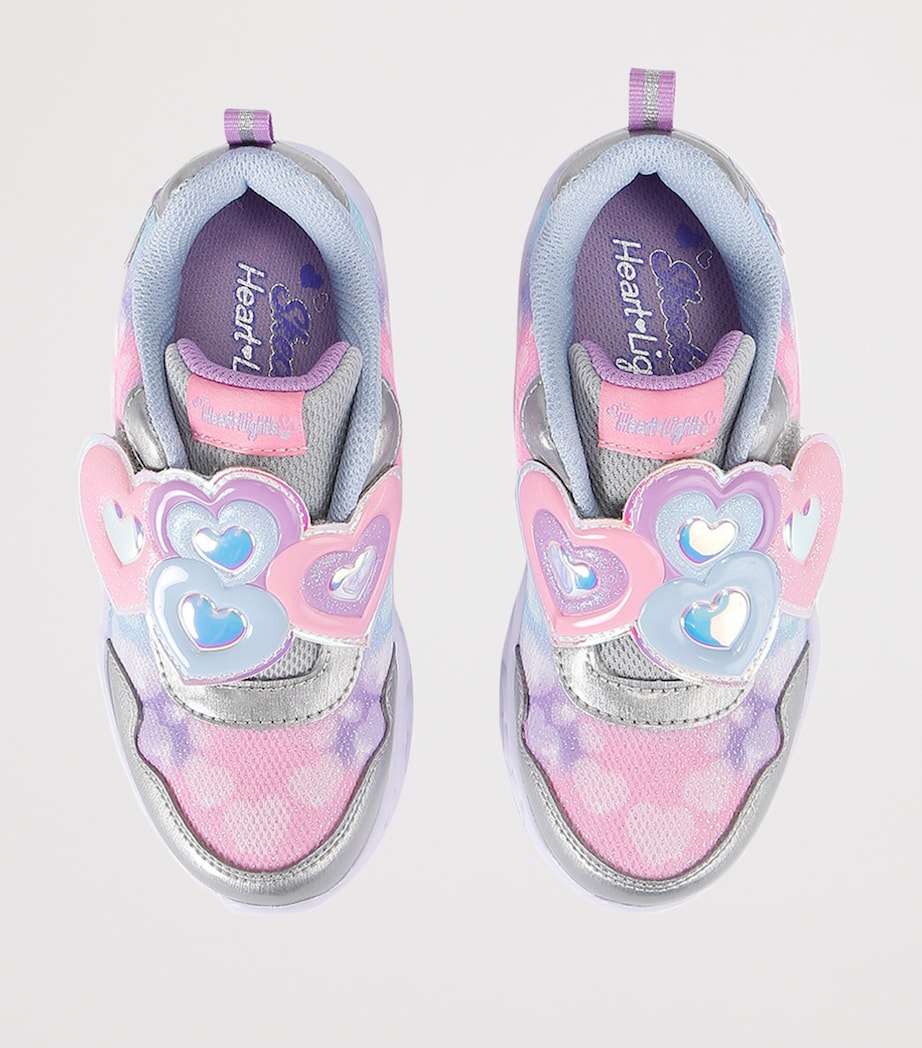 Heart Lights Trainers LILAC Image 4