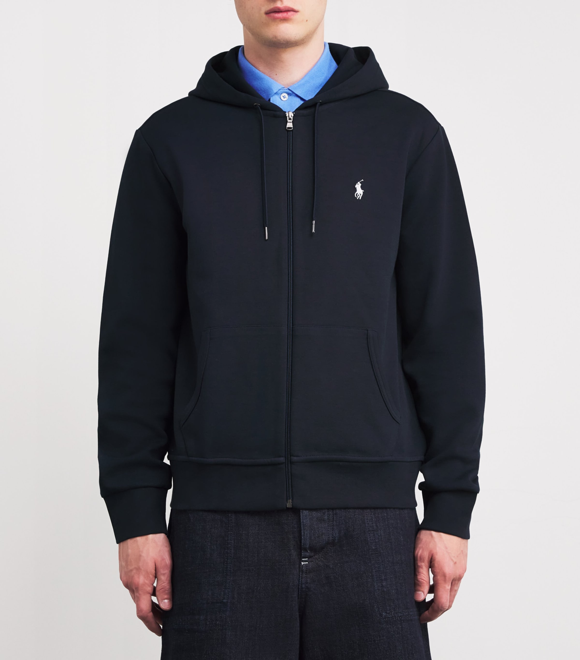 Polo Pony Zip-Up Hoodie AVIATOR NAVY Image 3