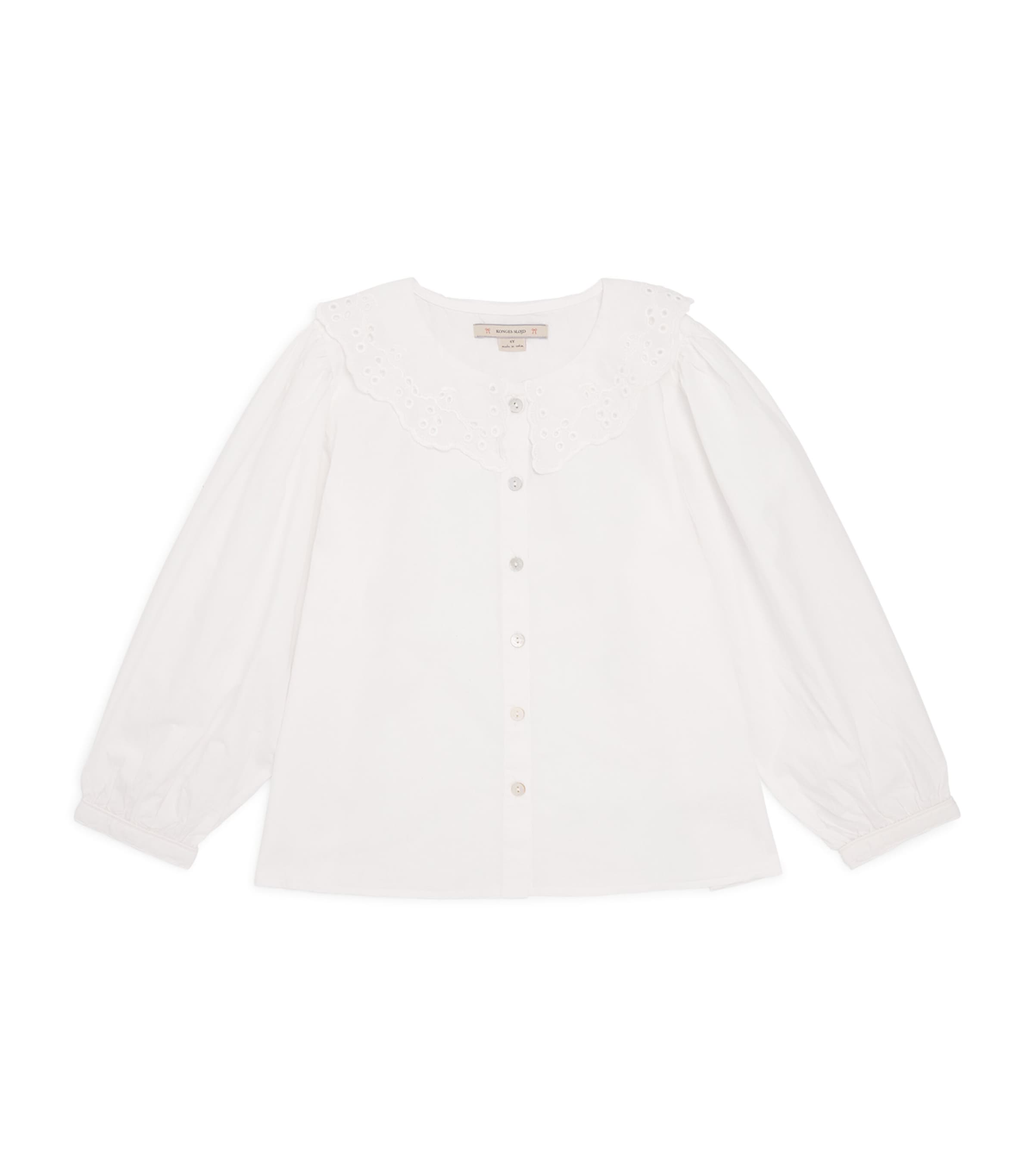 Konges Slojd Organic Cotton Broderie Anglaise Rilo Shirt (18 months -10 Years)