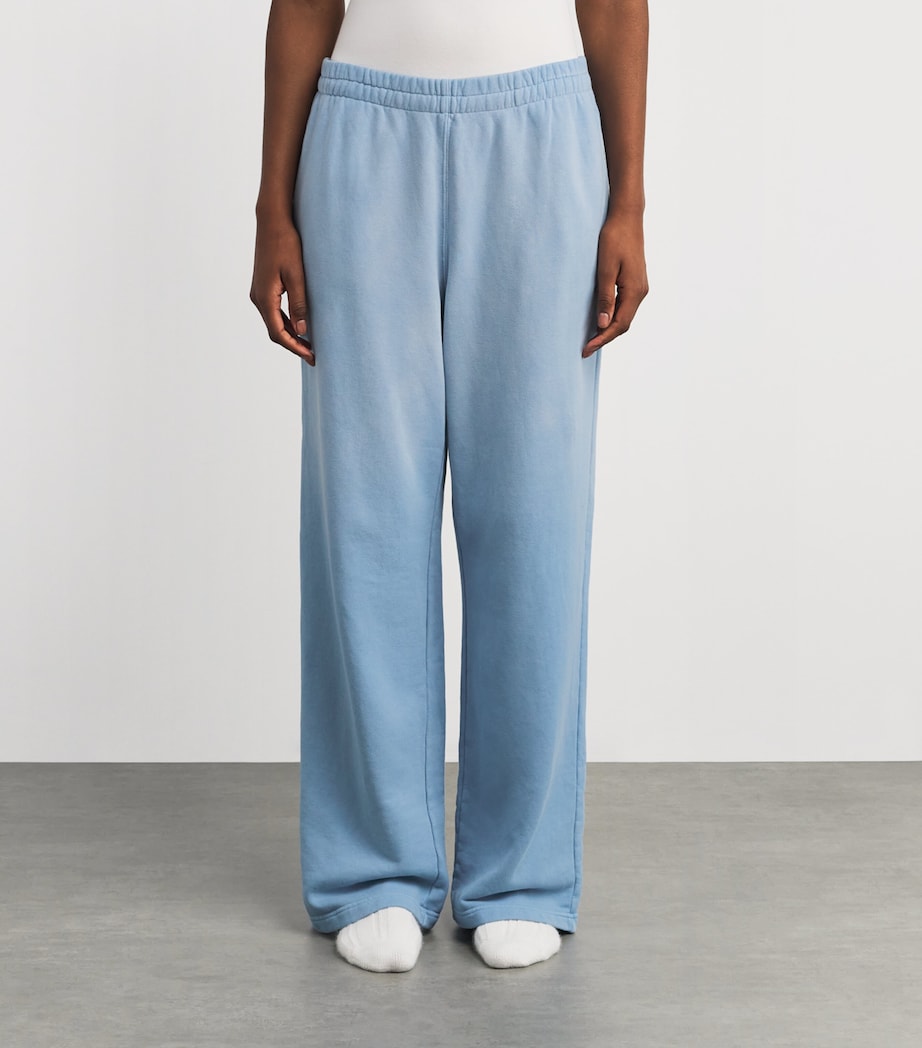 French Terry Low-Rise Sweatpants BLUE BELL Image 3