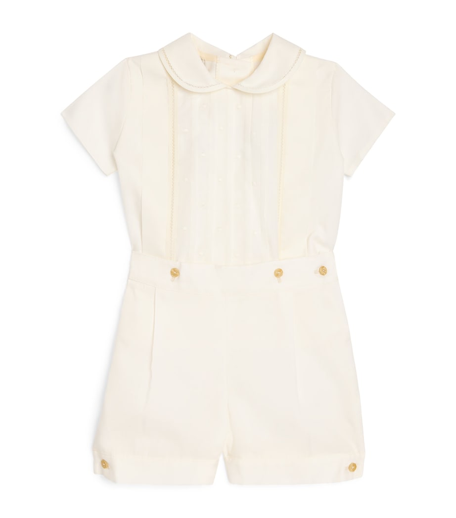 Shirt and Shorts Occasion Set (12-18 Months) IVORY Image 1