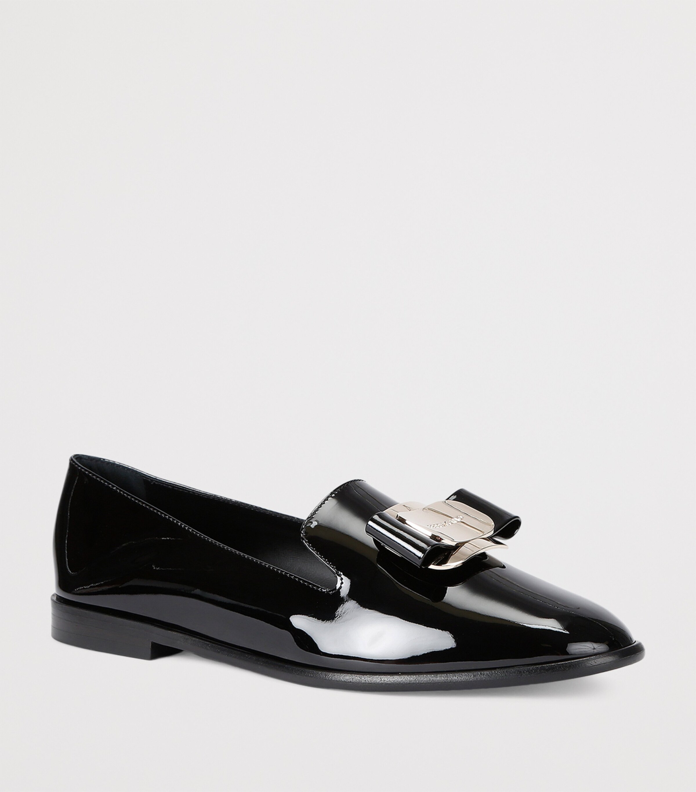 Salvatore Ferragamo Patent Leather Zamira Loafers | Women Shoes | Flats | Loafers | Designers | Ferragamo Salvatore Ferragamo Patent Leather Zamira Loafers | Women Shoes | Flats | Loafers | Designers | Ferragamo