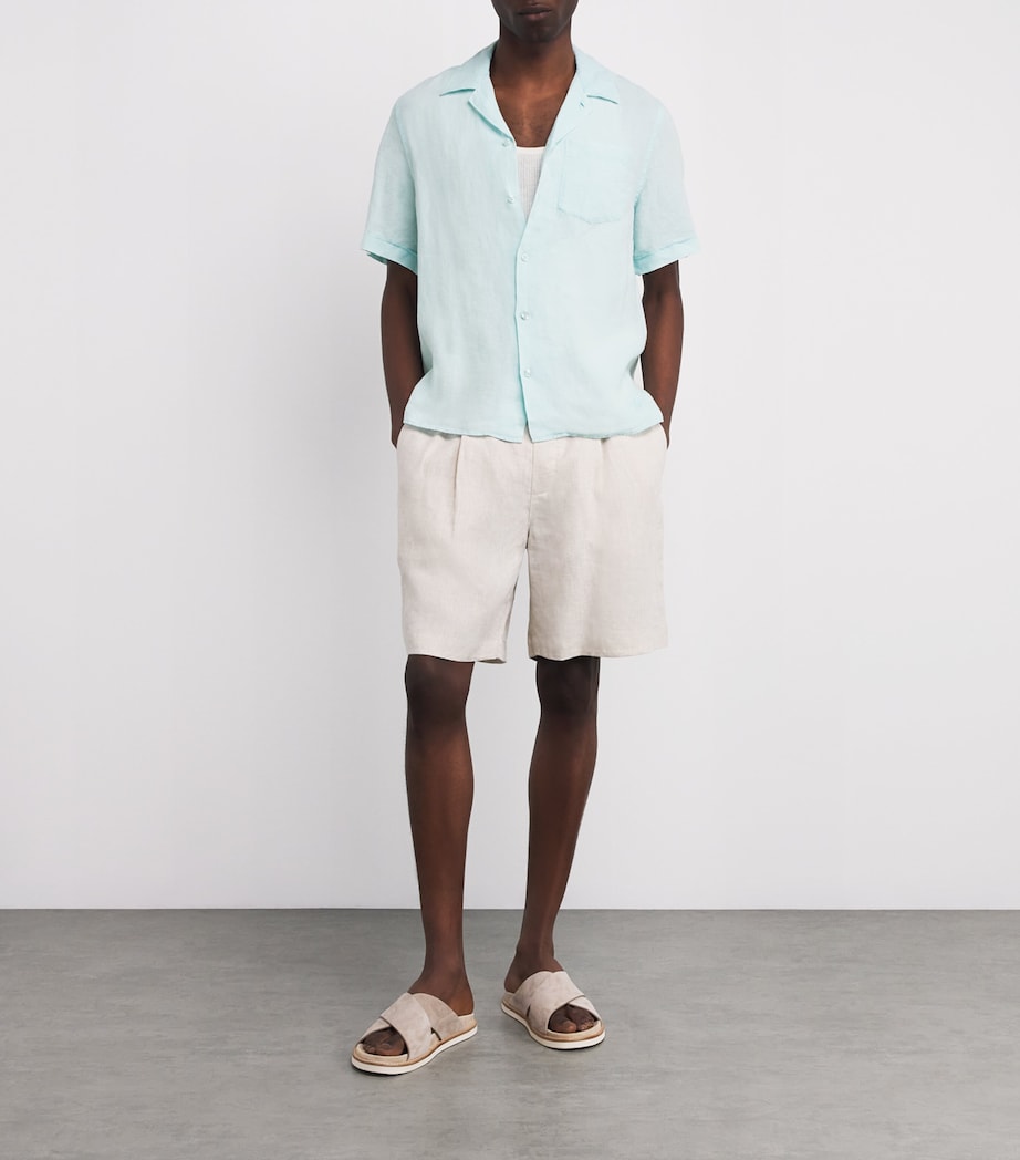 Linen Charli Shirt 315-PACIFIC Image 2