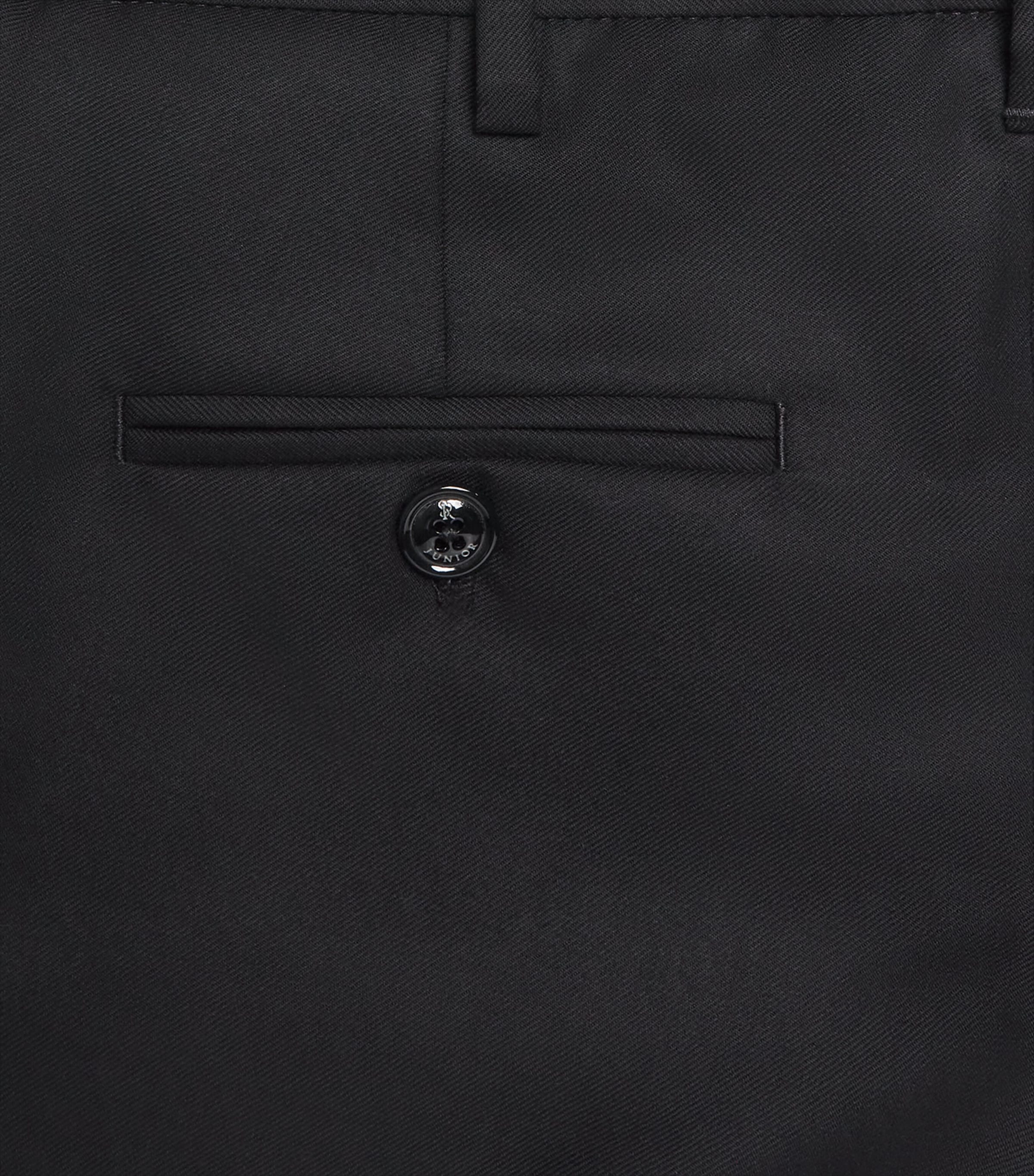 Stefano Ricci Kids Wool Chinos (6-16 Years) C. Black Image 3
