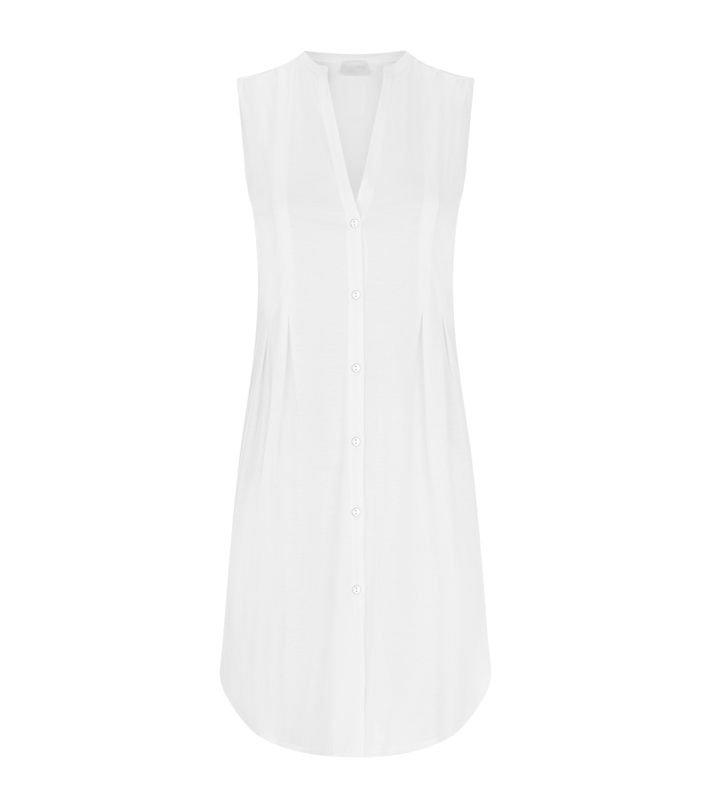 HANRO COTTON DELUXE SLEEVELESS NIGHTDRESS