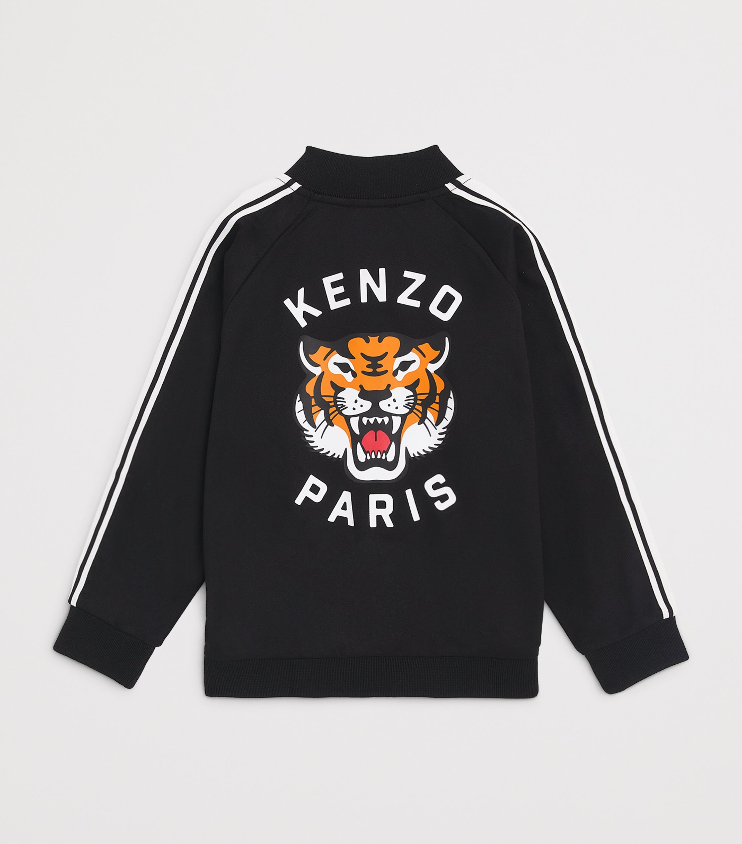 Zip-Up Logo Jacket (2-14 Years) BLACK Image 2