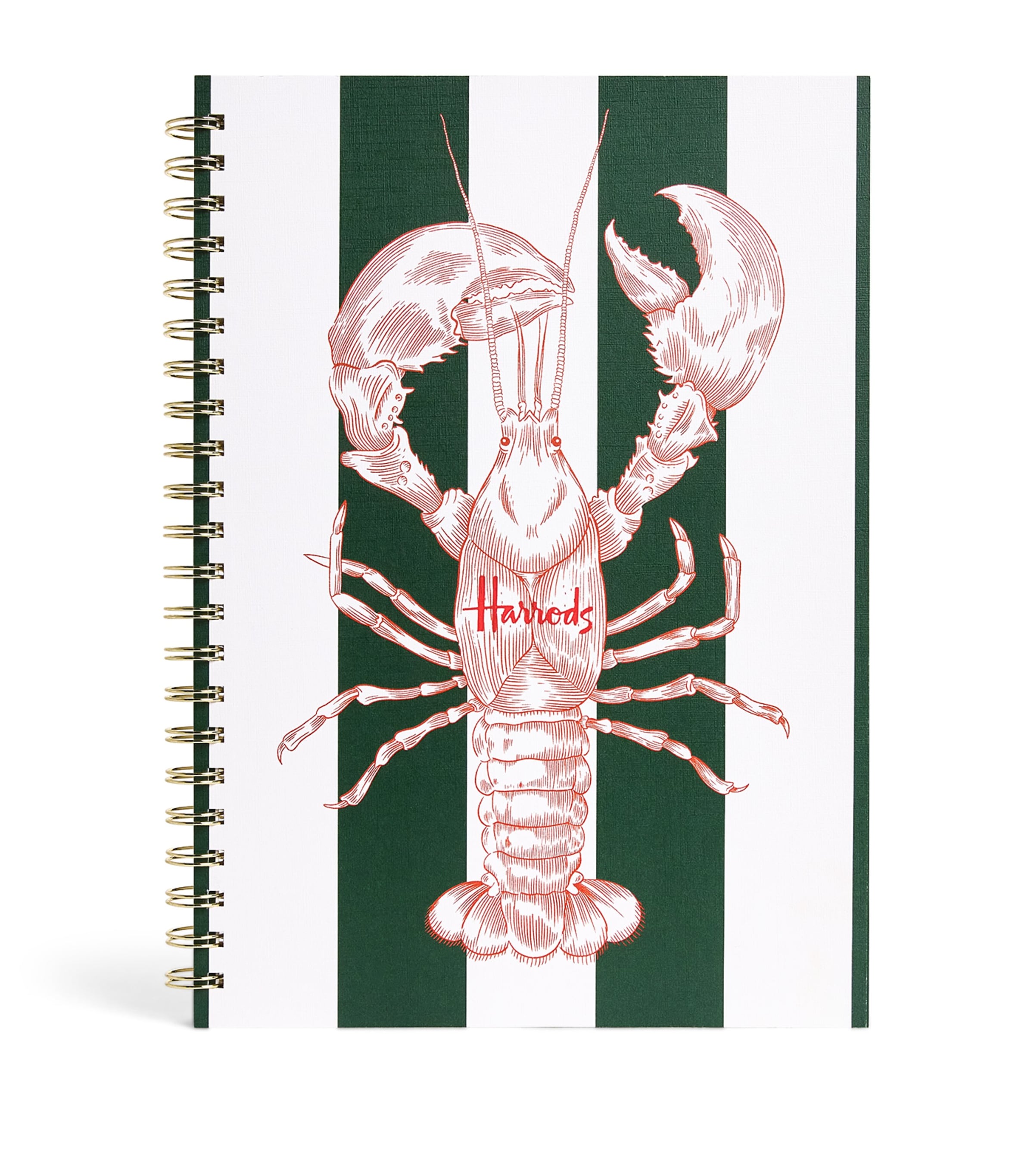 Harrods A4 Lobster Lined Notebook