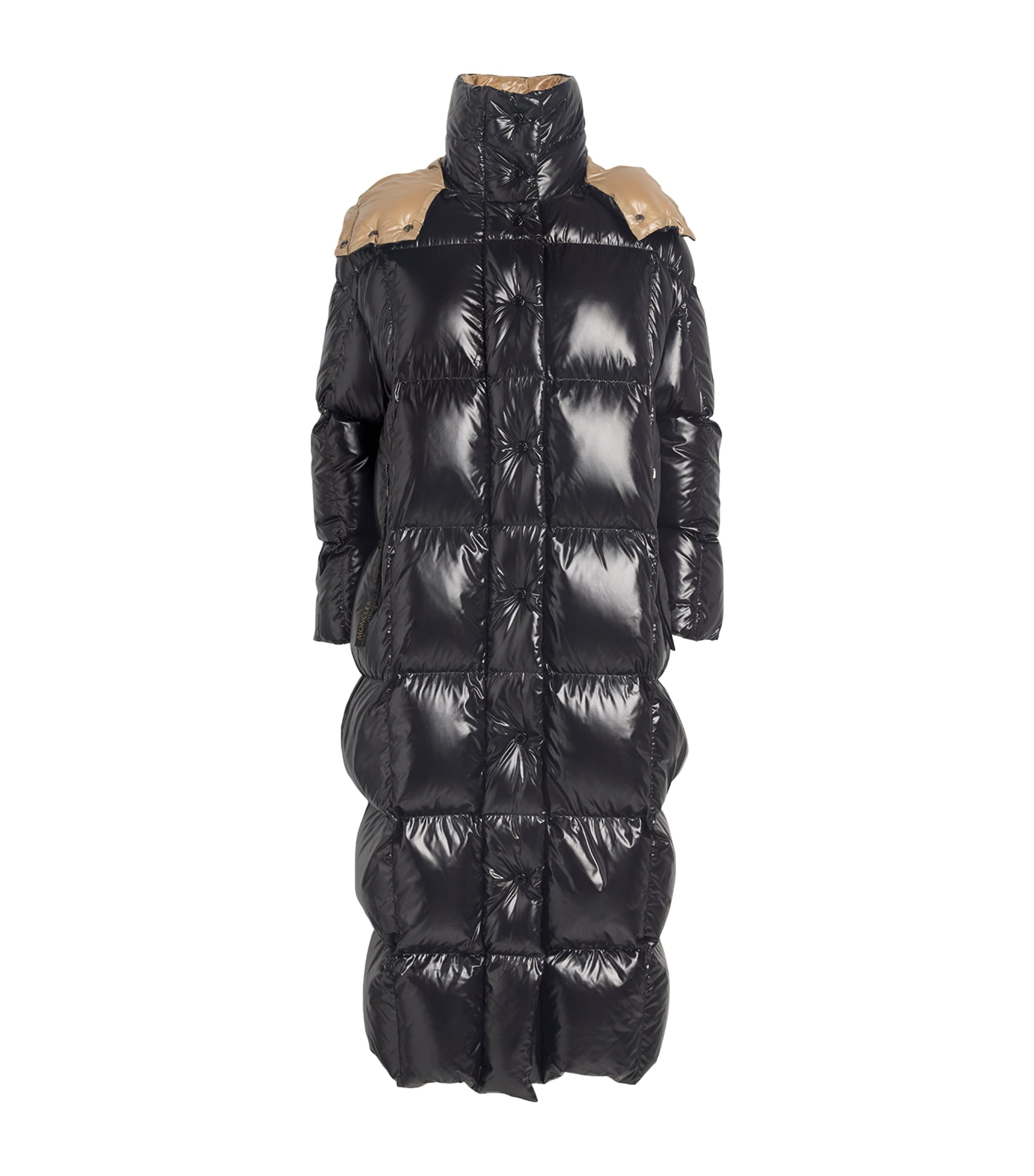 Moncler Down Parnaiba Longline Coat Harrods HK