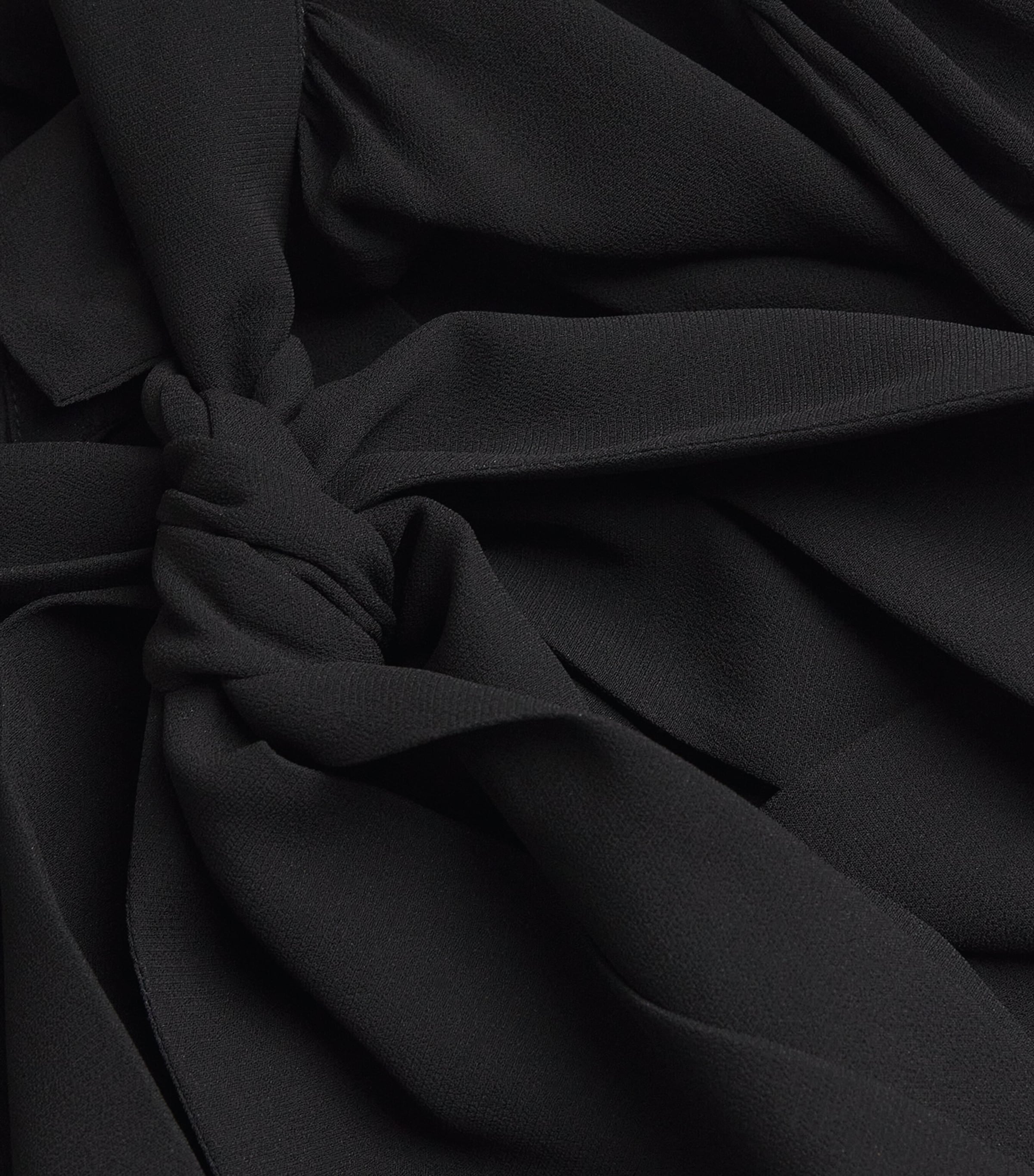 Semi-Sheer Brentley Blouse A001 BLACK Image 5