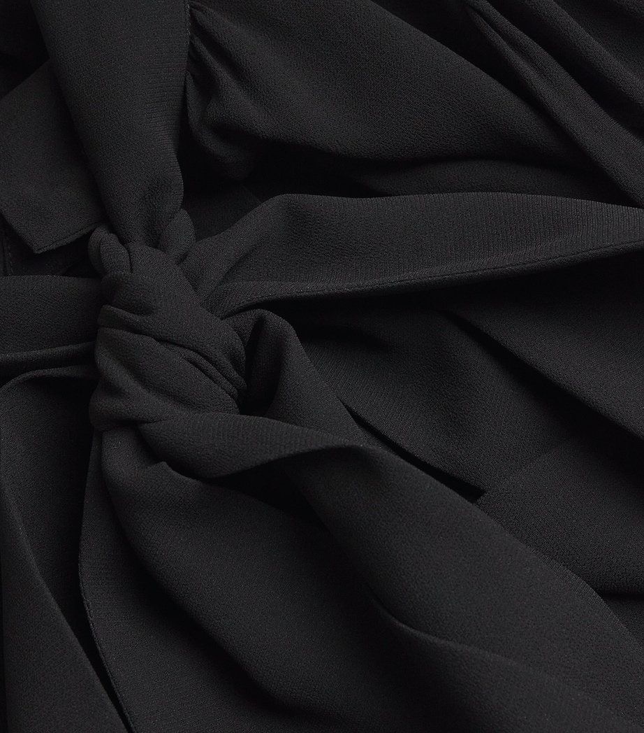 Semi-Sheer Brentley Blouse A001 BLACK Image 5