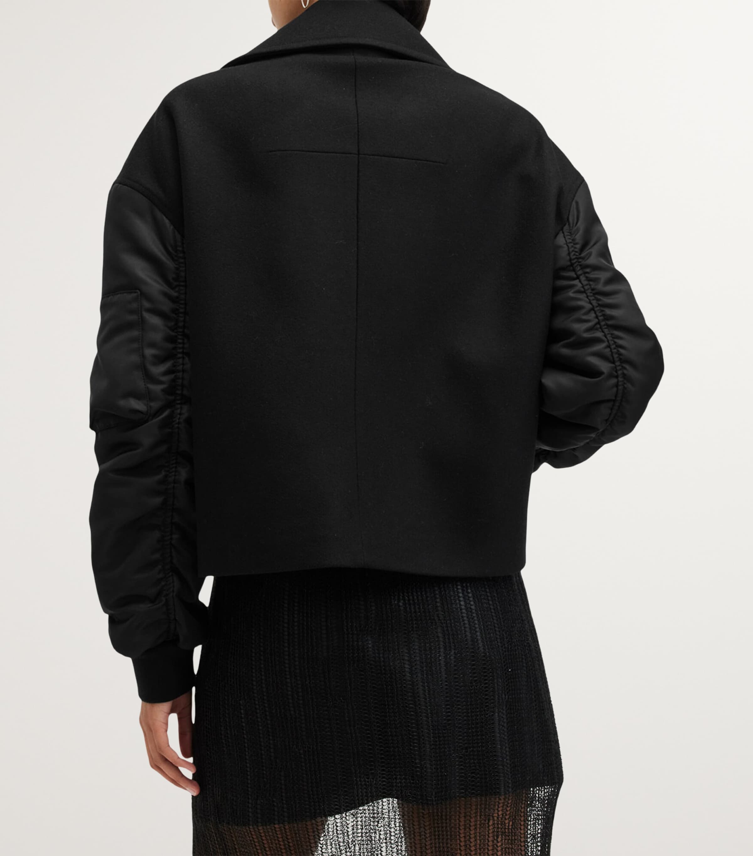 Wool-Blend Orla Jacket BLACK Image 6