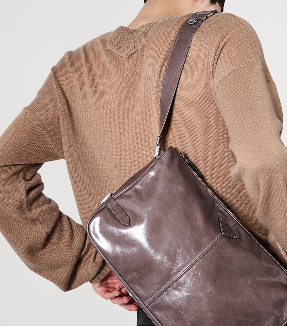 Leather Shoulder Bag F03SG Image 9