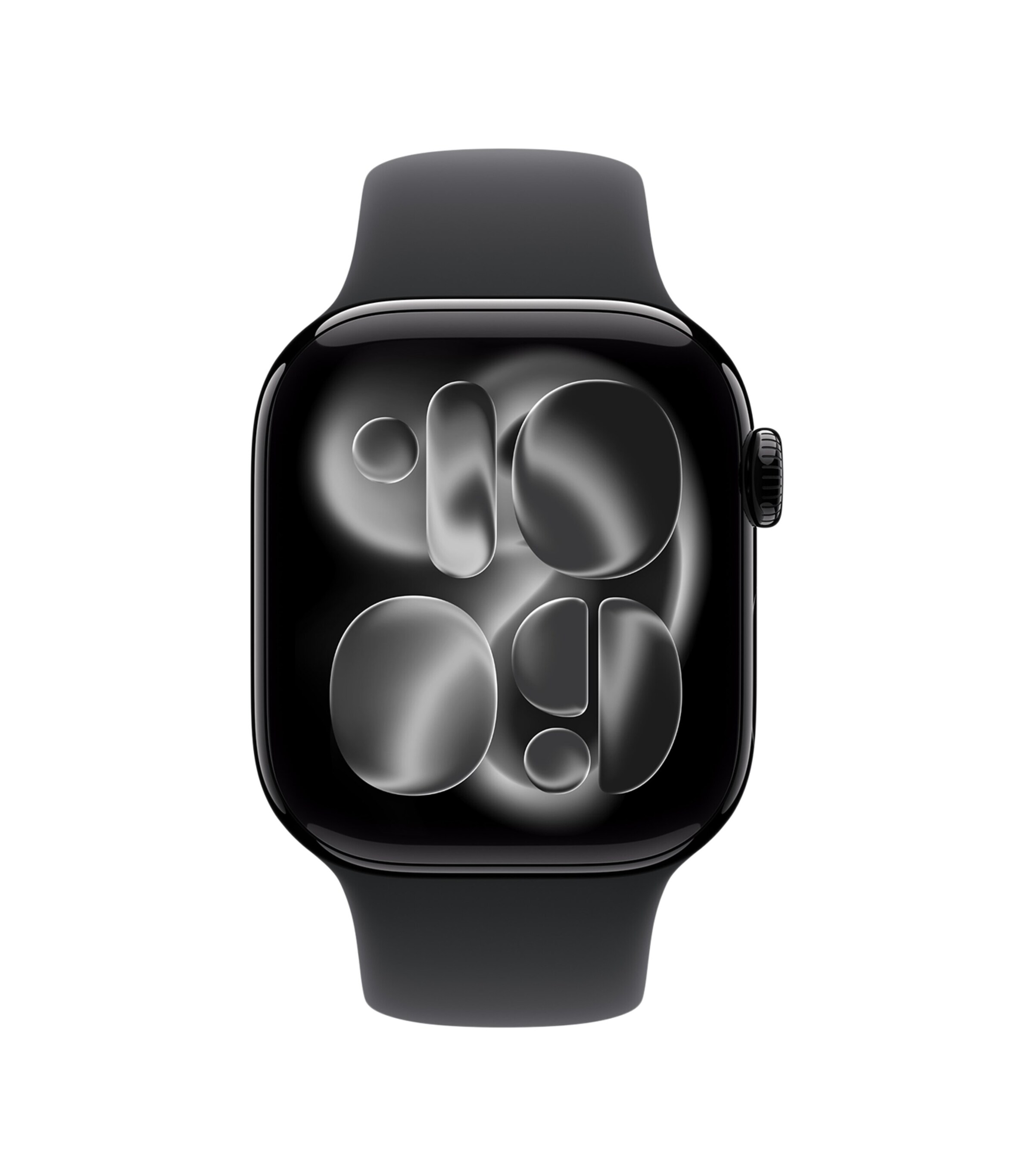 Apple Watch Series 11 - Jet Black Aluminium with Sport Band, 42mm, Small/Medium JET BLACK Image 2