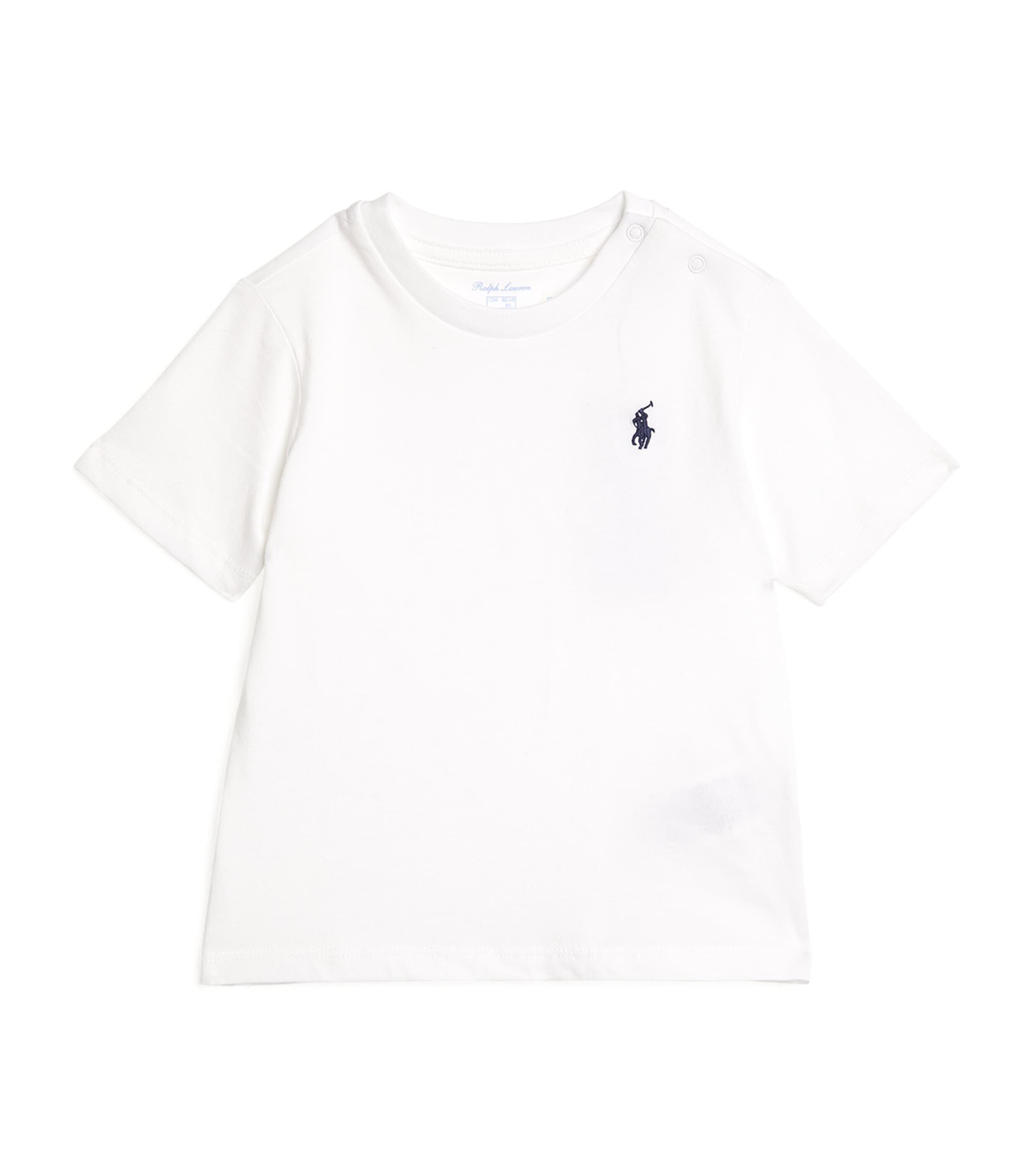 Ralph Lauren Cotton Logo T-shirt In White