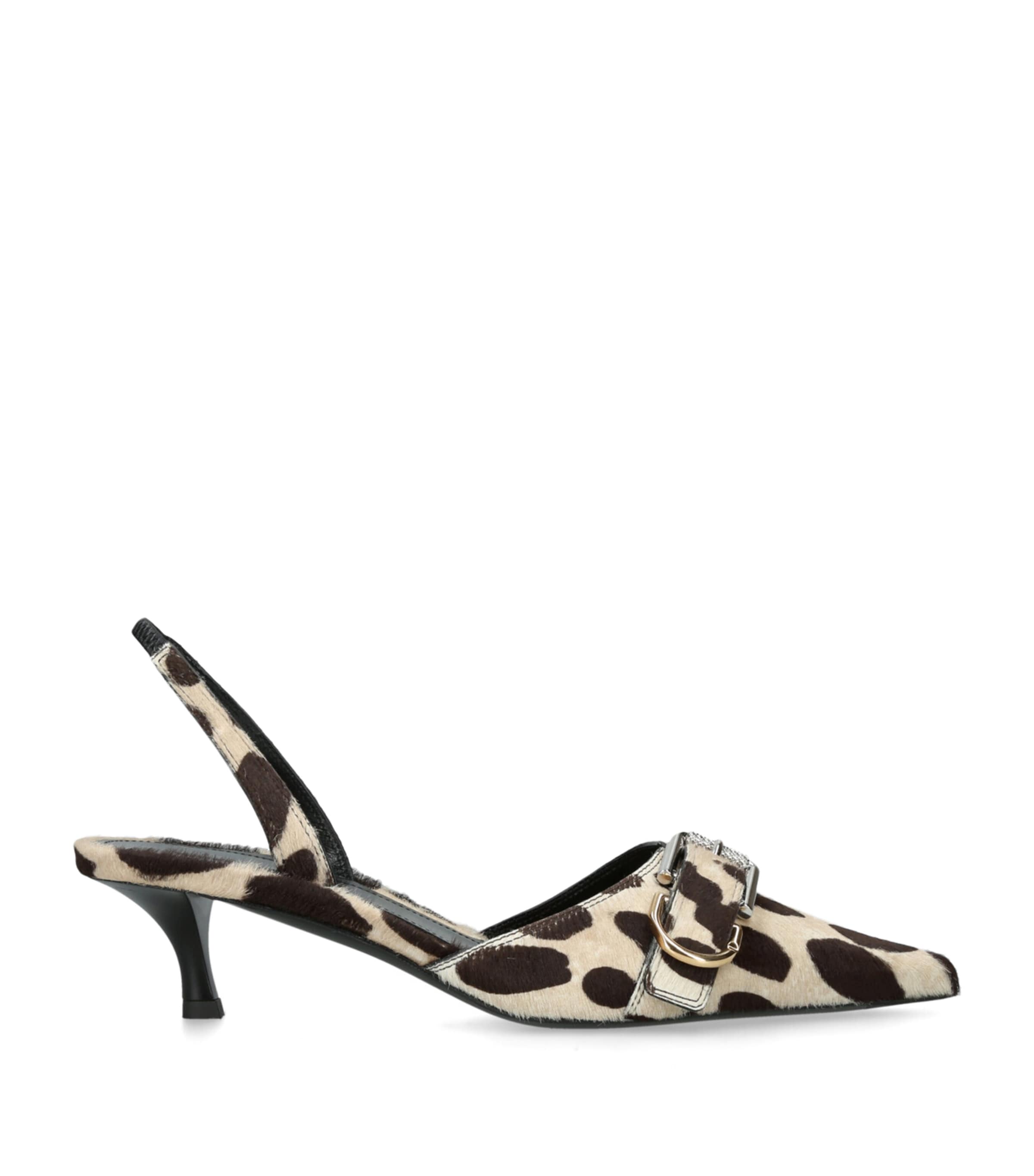 Givenchy Leather Voyou Slingback Sandals 45 | Harrods US