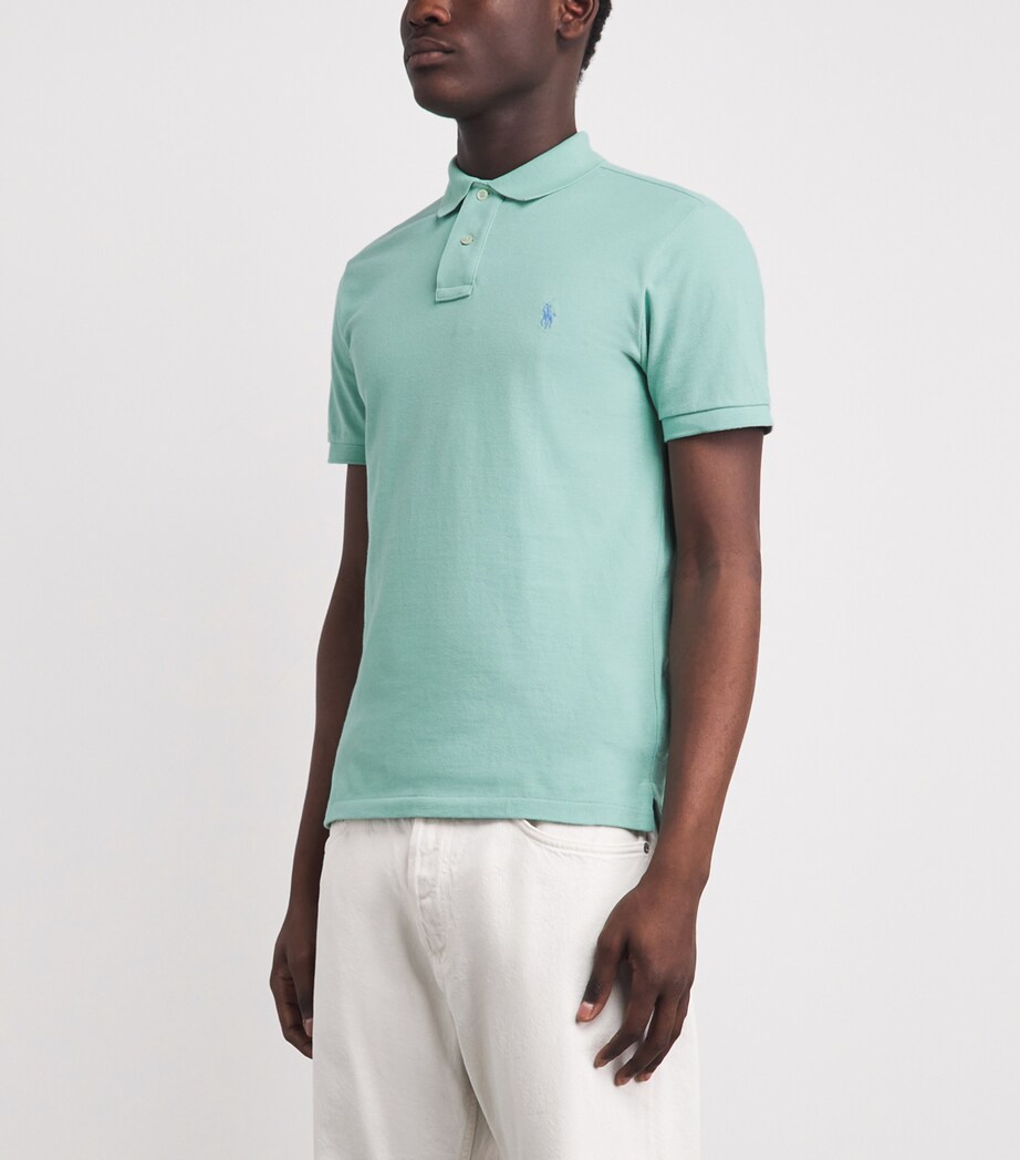 Polo Ralph Lauren Mens Cotton Mesh Slim-Fit Polo Shirt Image 4