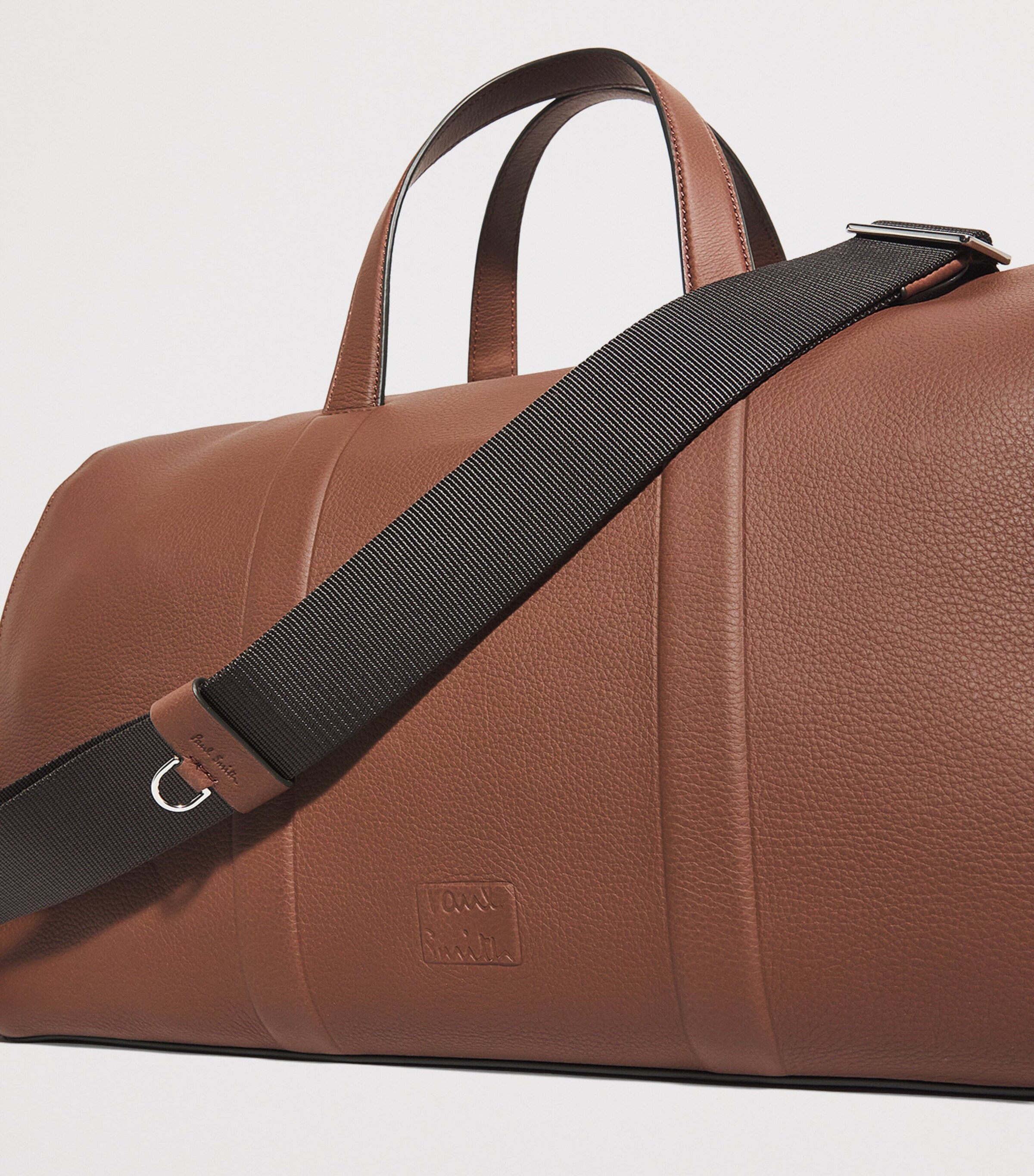 Paul Smith Leather Detachable Strap Holdall Image 6