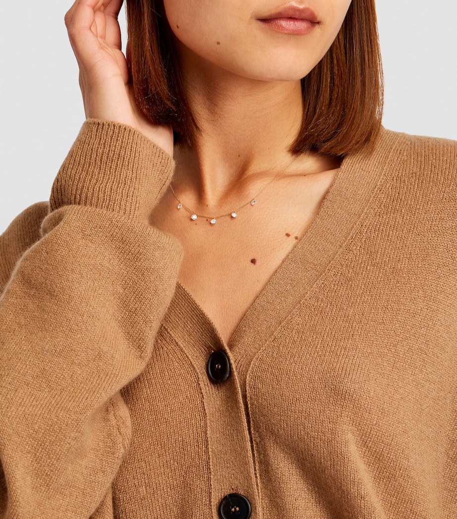 Yellow Gold and Diamond 5-Stone Danaé Necklace GOLD Image 5