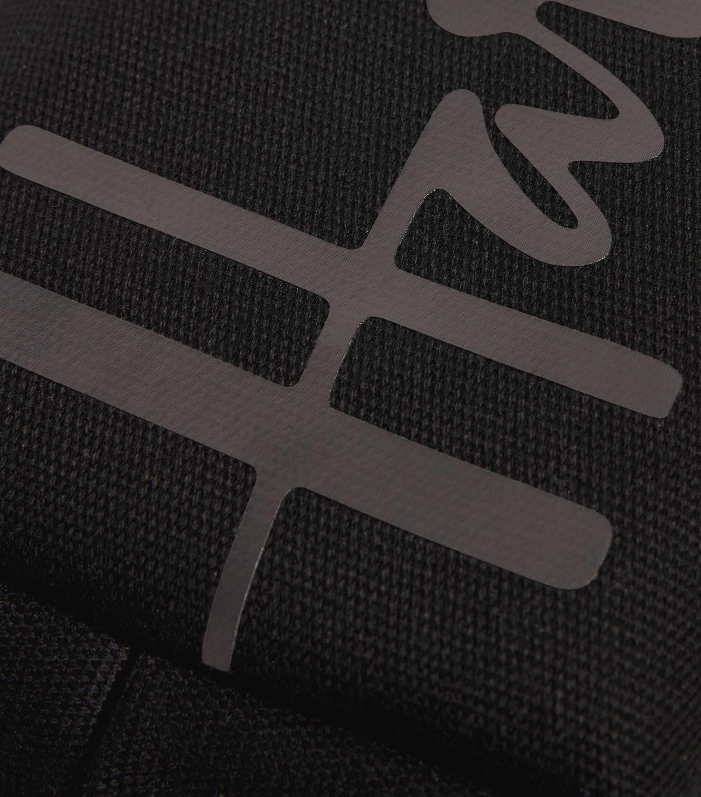 Cotton Logo Cosmetics Bag BLACK Image 4