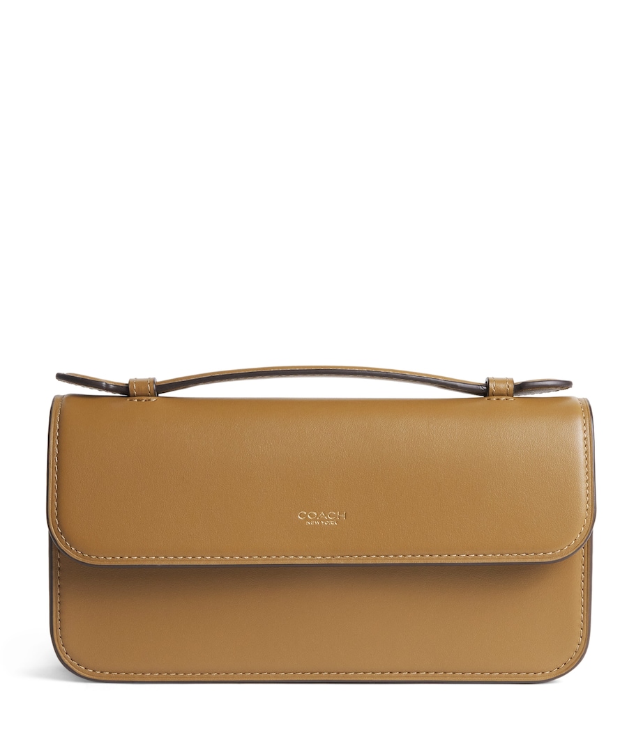 Coach Leather Elora Cross-Body Bag Olive Image 1