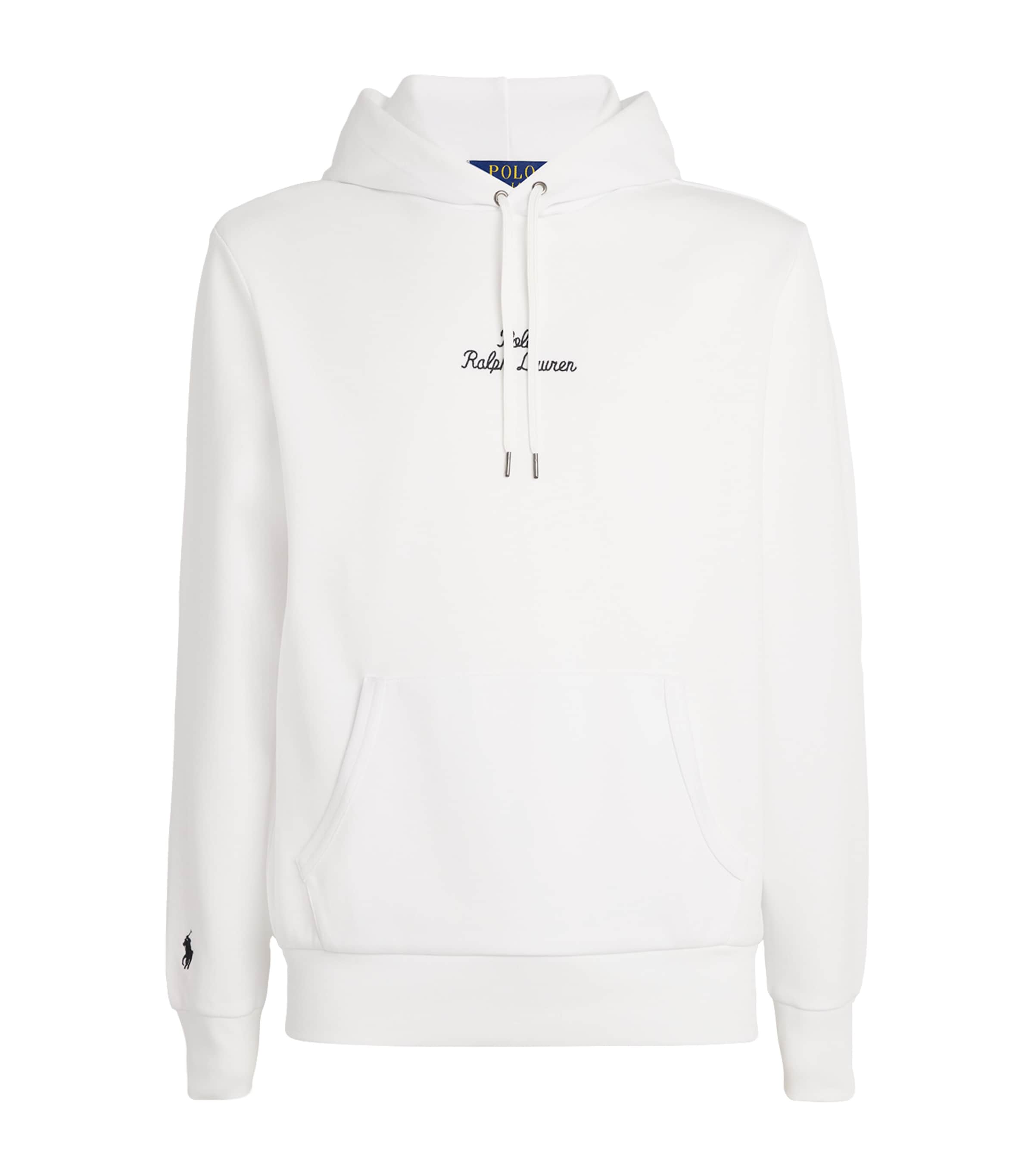 Polo Ralph Lauren Mens Chain Logo Hoodie White Image 1