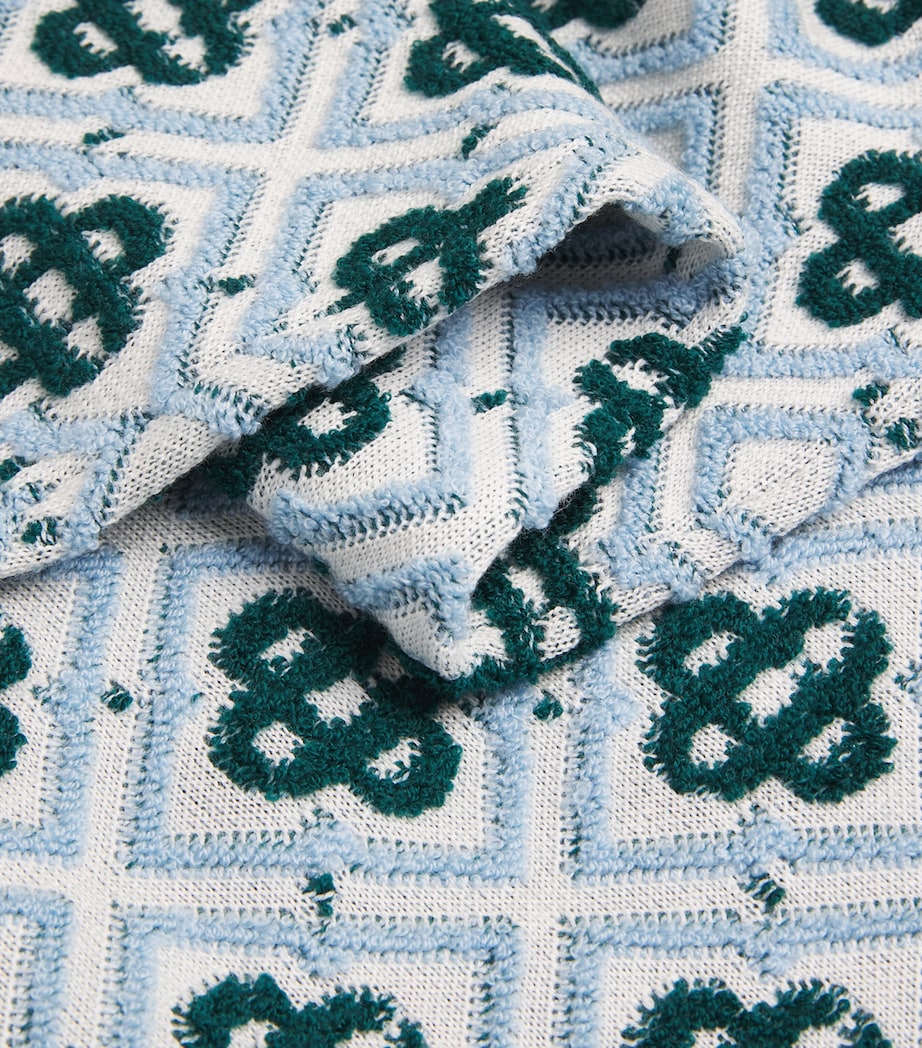 Casablanca Mens Wool Monogram Sweater Cc Monogram Image 6