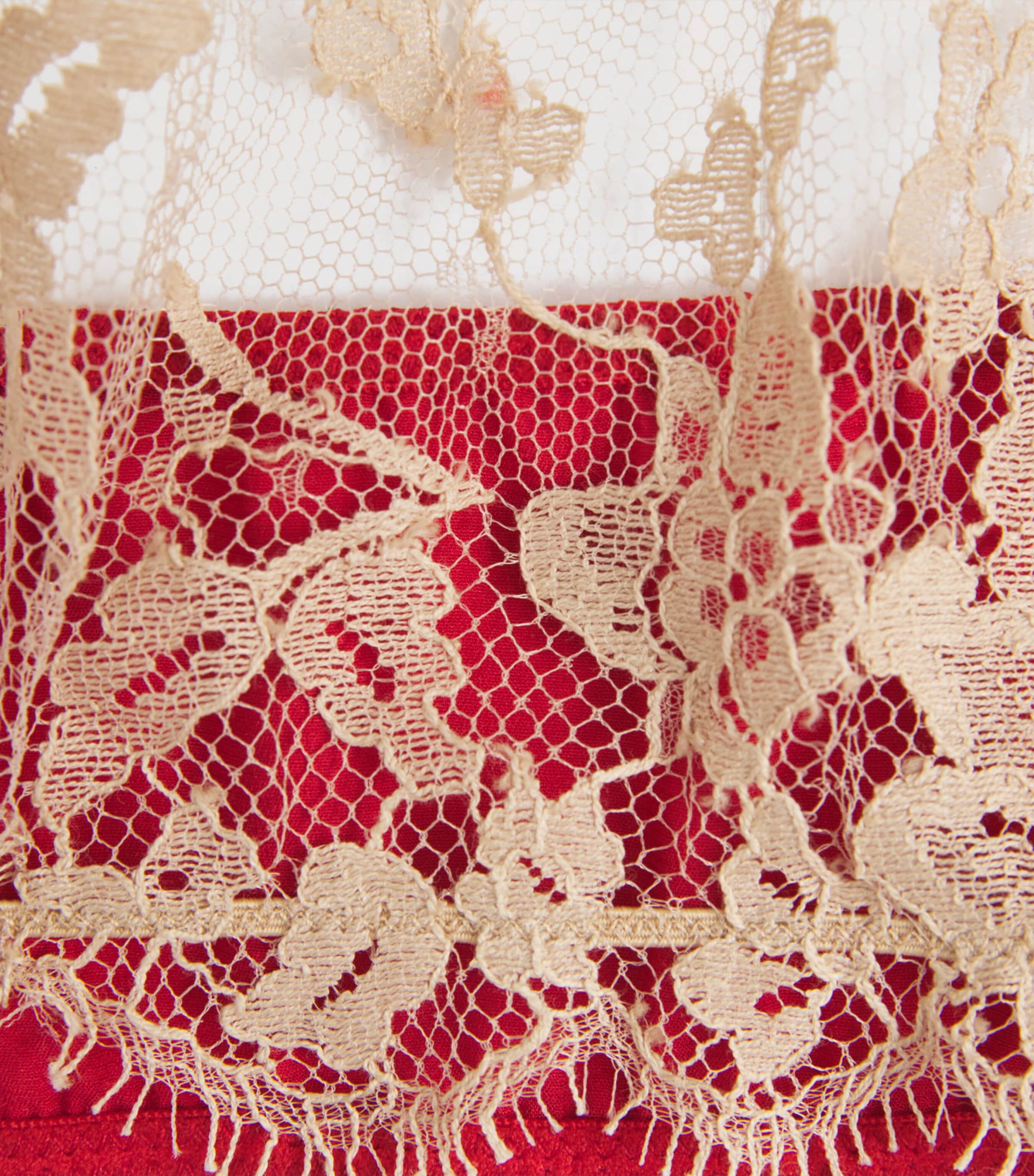 Lace Orchid Bandeau Bra RED 600 Image 4