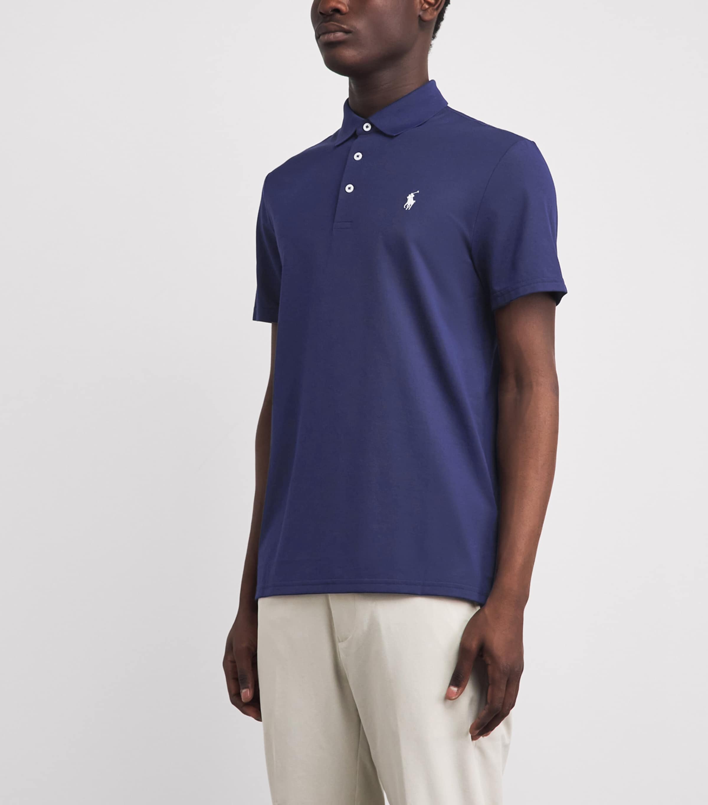 RLX Ralph Lauren Mens Tailored Fit Performance Polo Shirt Refined Navy Image 4