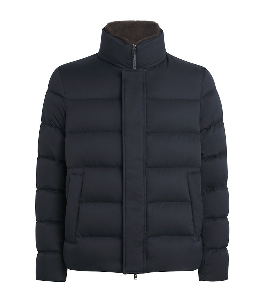 Down Puffer Jacket 9200 BLUE Image 1