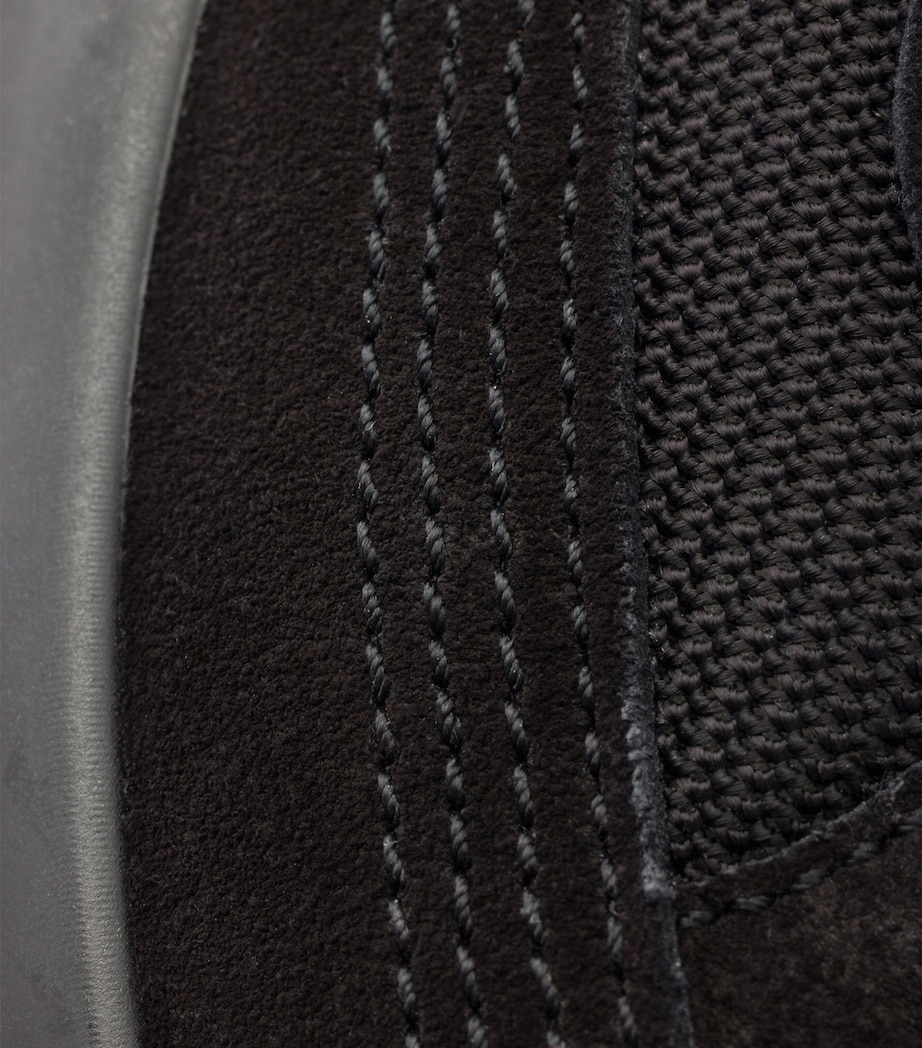 Prada Mesh and Suede Sneakers Black Image 6